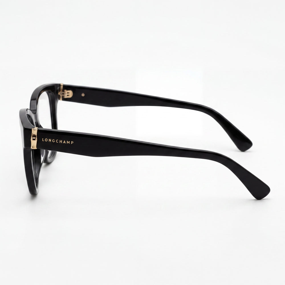 Longchamp Modern Women's Multicoloured Acetate Frame Sunglasses with Black Lenses, 52mm