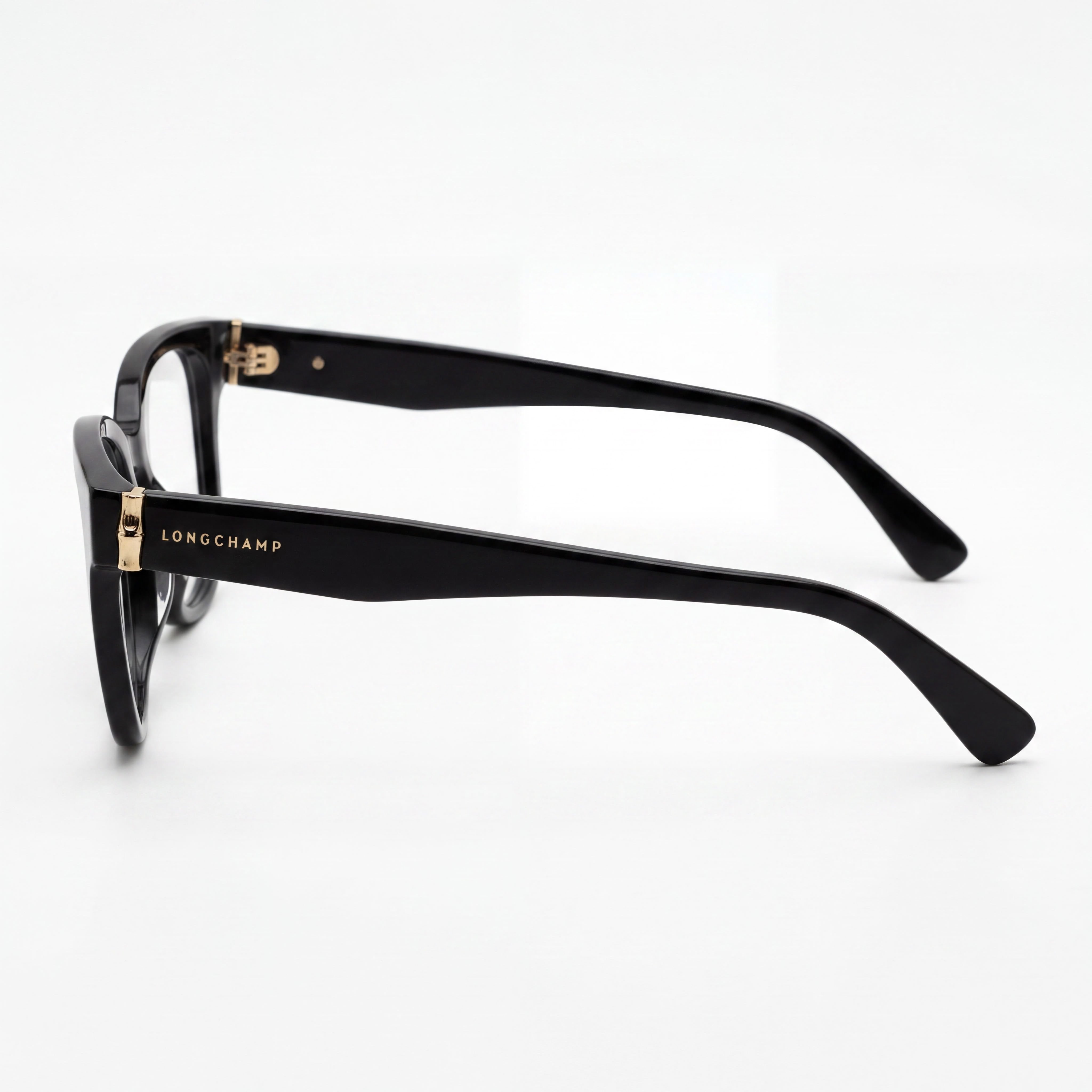 Gafas de sol Longchamp modernas para mujer, montura de acetato multicolor con lentes negras, 52 mm, Photo 3