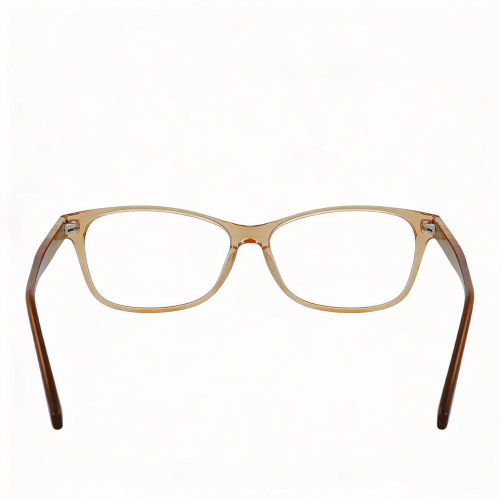 Gafas de sol Ferragamo SF2910 para mujer, estilo moderno, de acetato de mármol marrón transparente, con lentes de 55 mm de ancho.