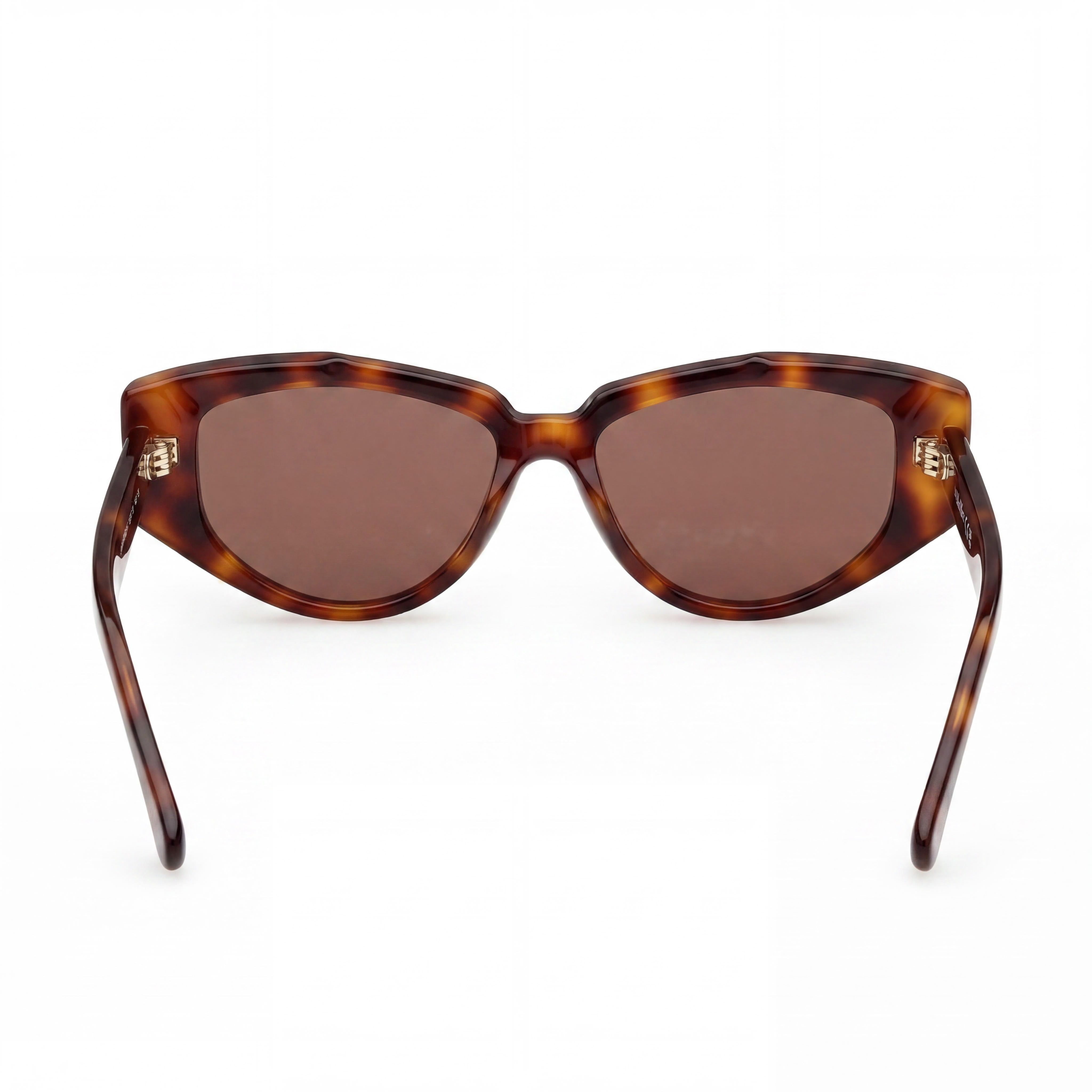 MaxMara Casual Women's Dark Havana Acetate Frame Sunglasses, 52mm Lens Width, 14mm Bridge, 140mm Temple, Photo 4