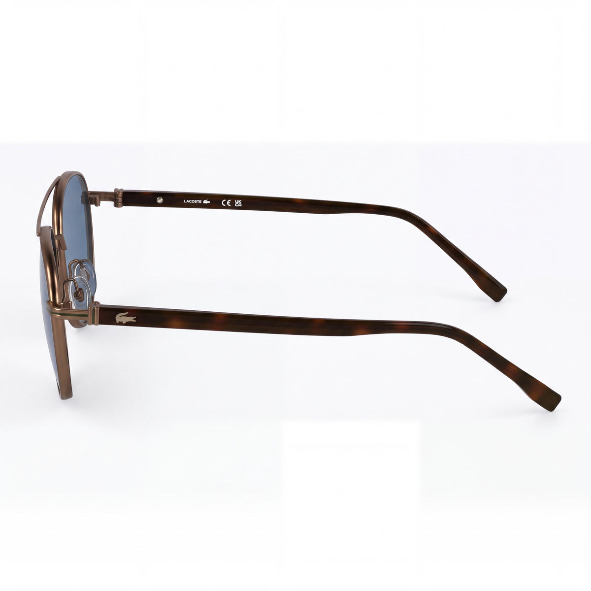 Lacoste L271s N Men's Classic Metal Amber Gold Yellow UV 400 Non-Polarized Sunglasses 54mm, Photo 3
