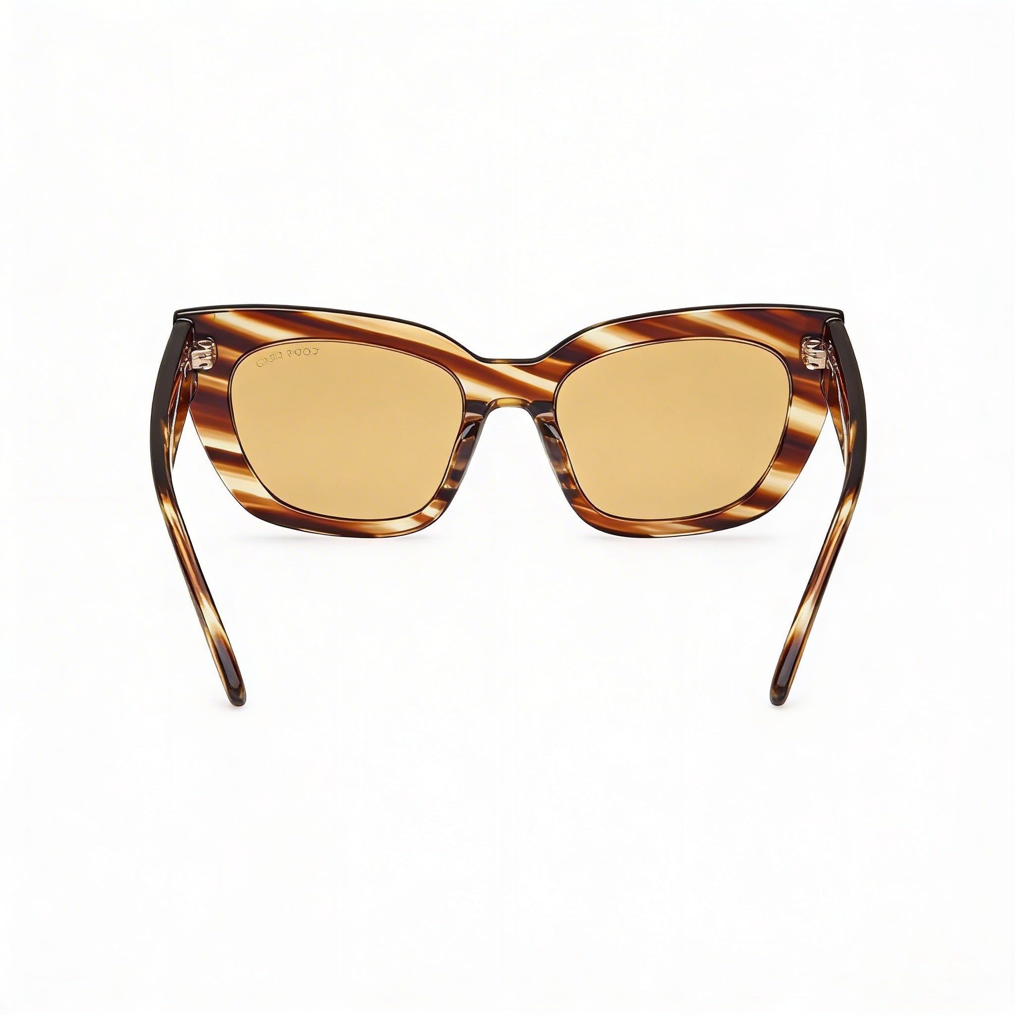 Tom Ford Classic Unisex Polarized Sunglasses Blonde Havana Frame Black Lenses 145-00-21, Photo 4