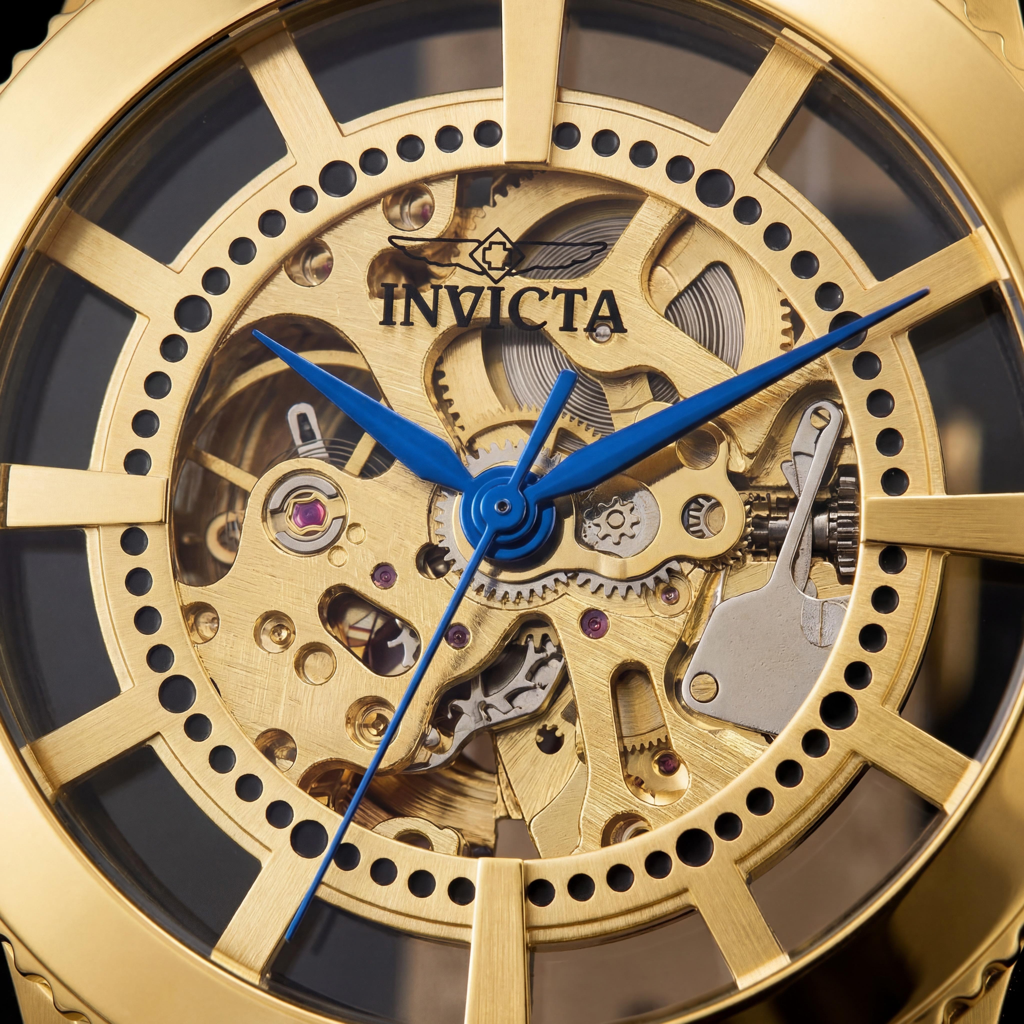 Invicta 23638 Men's Gold/Blue Automatic Watch, 45mm, Photo 2