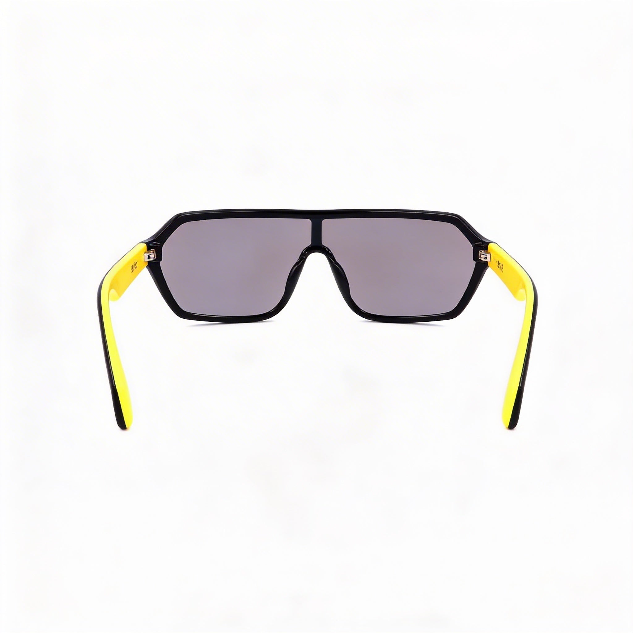 adidas Originals Or0022 Unisex Matte Black Plastic Mask Sunglasses Smoke Mirror UV Protection 131mm, Photo 3