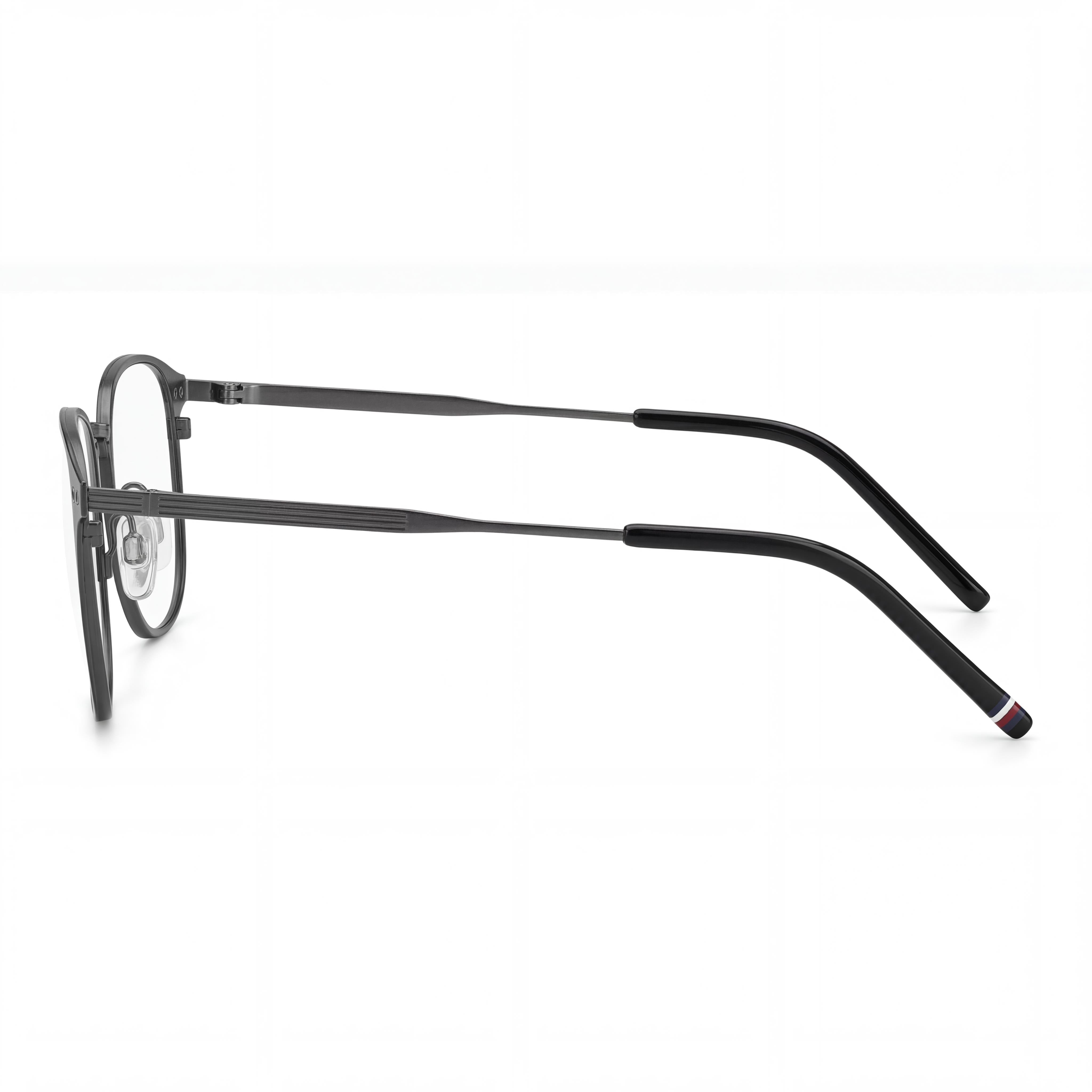 Tommy Hilfiger TH 2028 Montura de Gafas Unisex Casual, montura de acero aleado con acabado negro mate, 52 mm, Photo 2