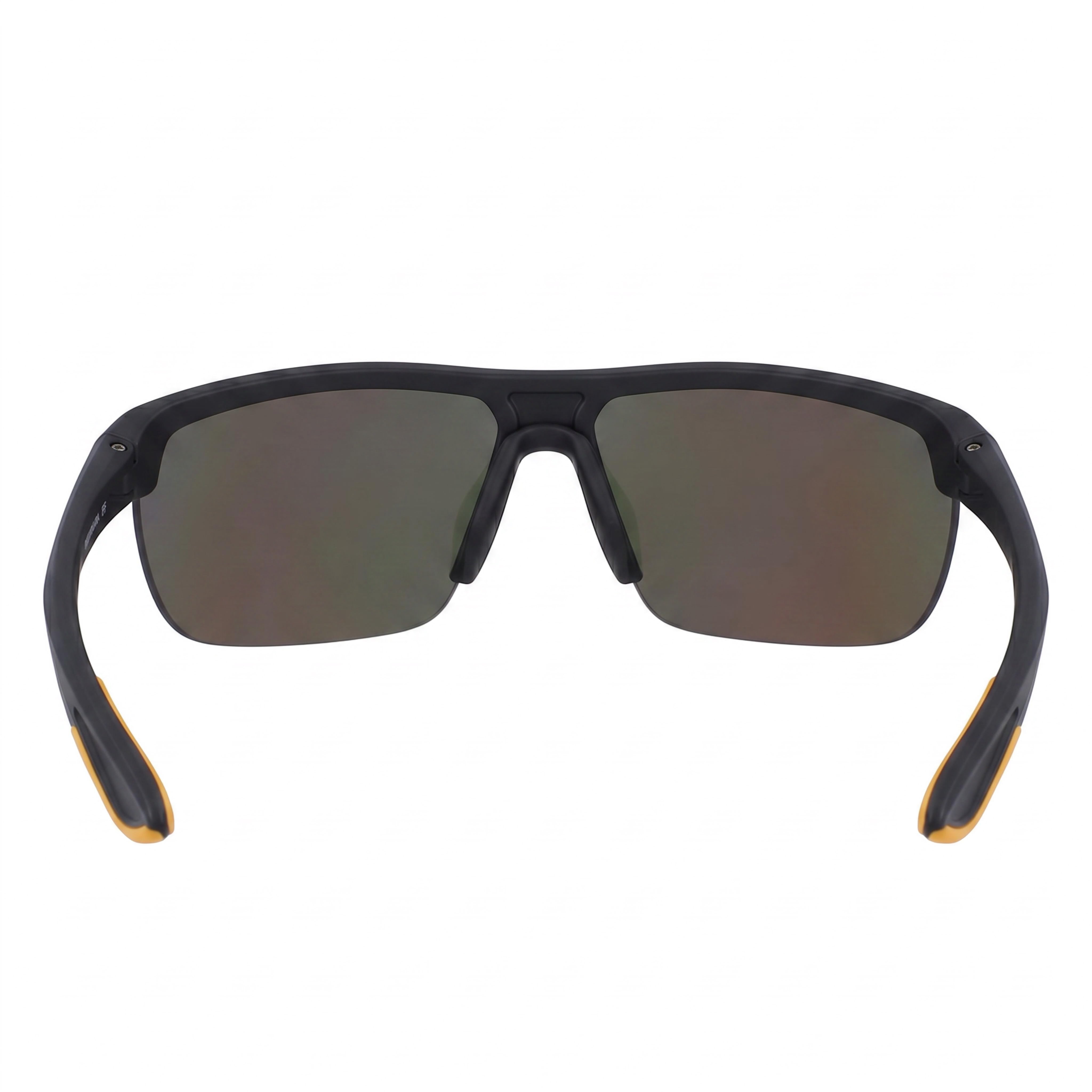 Nike Tempest Unisex Gridiron Orange Plastic Sunglasses with UV Protection Brown Orange Mirror Lenses 60mm, Photo 4