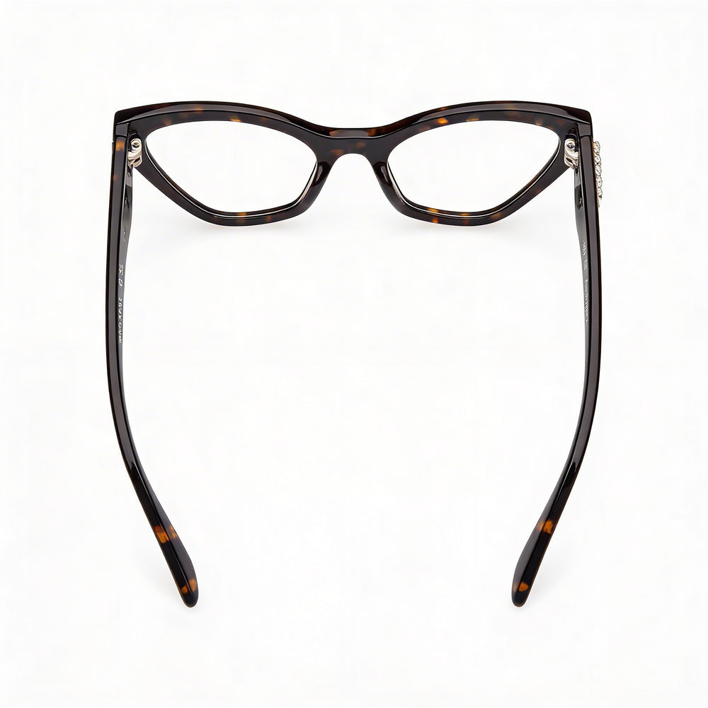 Gafas Guess by Marciano Gm50038 para mujer, con montura de plástico habana oscura y lentes de policarbonato, 53 mm