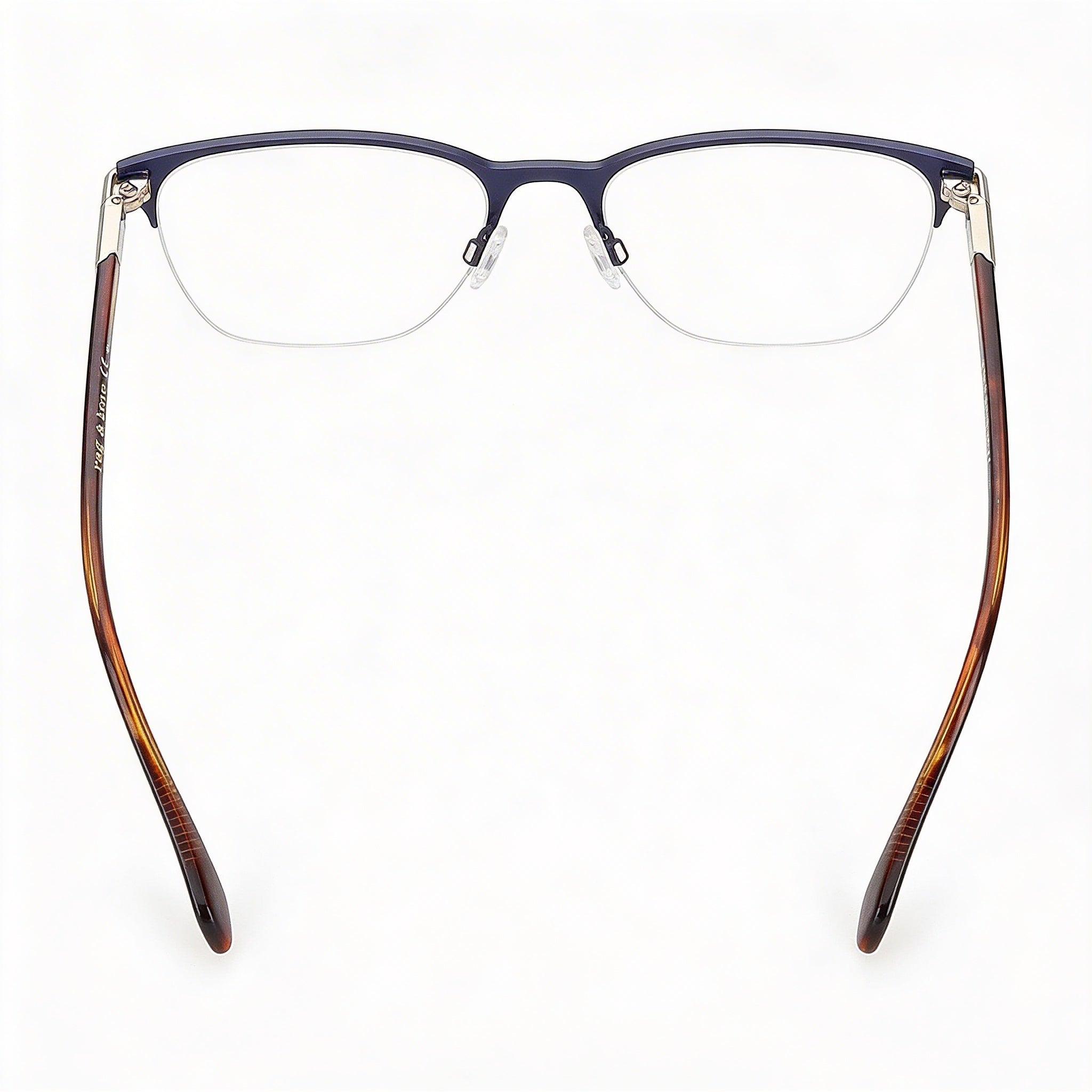 Rag & Bone Rnb7029 Unisex Eyeglasses featuring Matte Blue Alloy Steel Frame Construction, Size 55mm, Photo 2