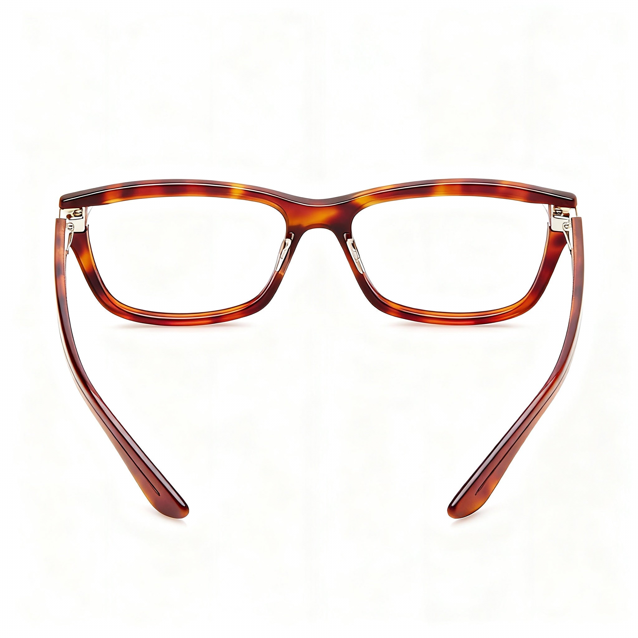 GUESS Modern Women's Plastic Frame Eyeglasses Blonde Havana with Polycarbonate Lenses 54-16-140, Photo 4