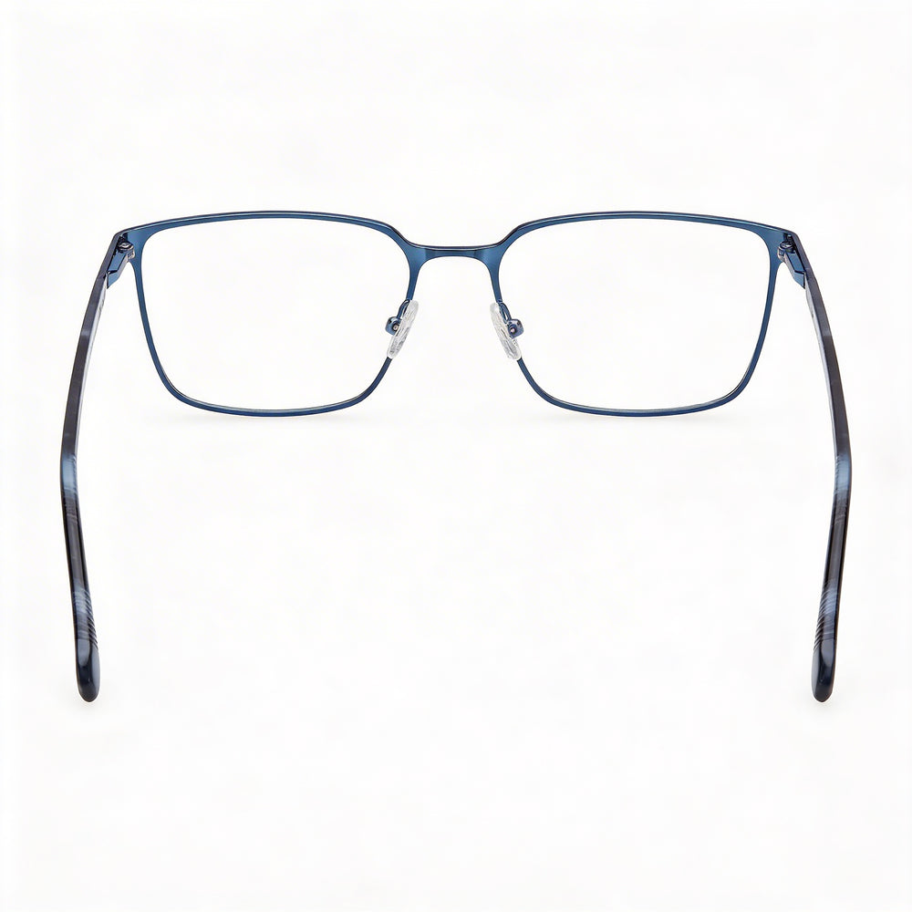 Gafas graduadas GUESS Gu50243 para hombre con montura azul brillante mate, talla 58-18-145