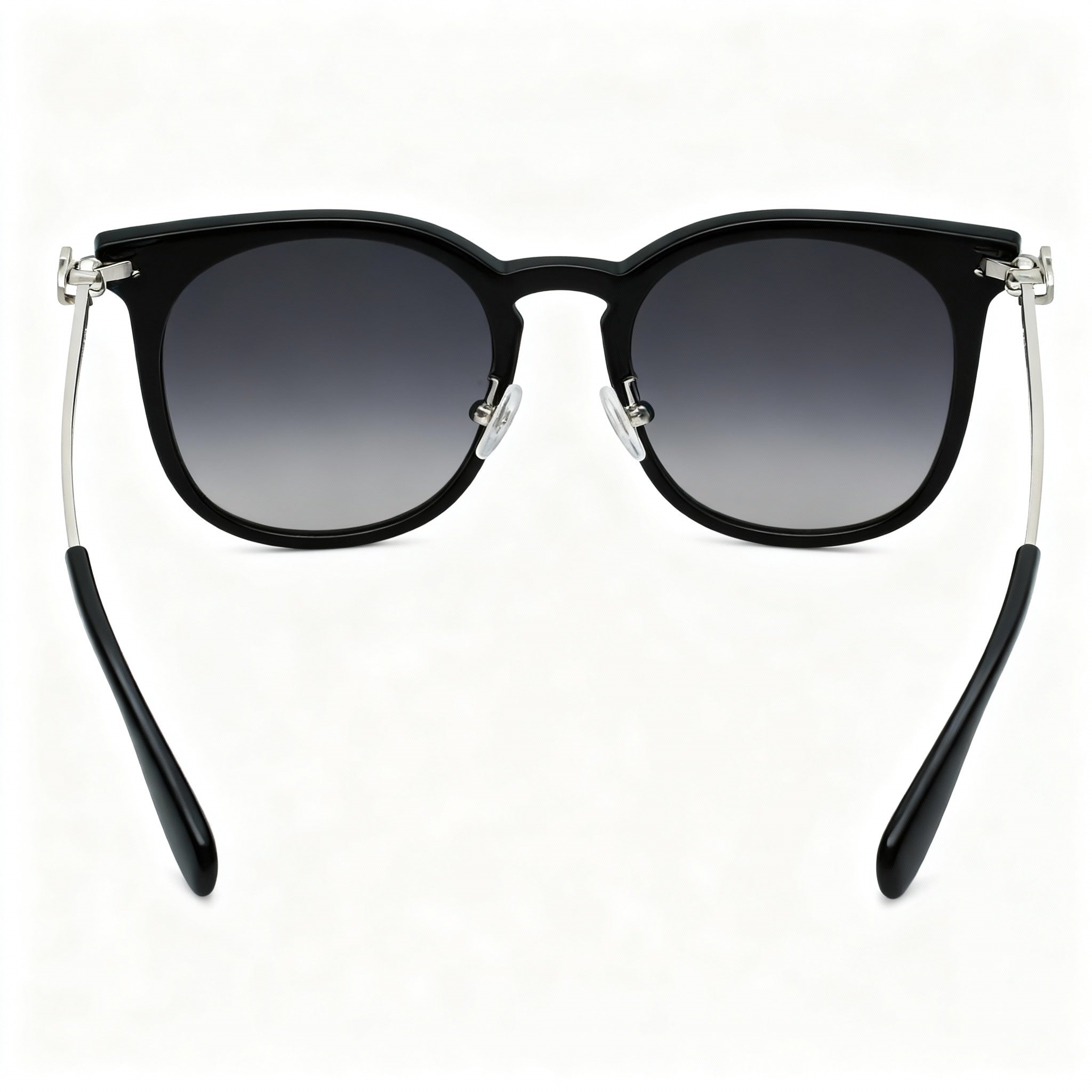 Longchamp LO693S Women's Casual Acetate Black White Frame Black Lens Non-Polarized Sunglasses 52mm, Photo 5