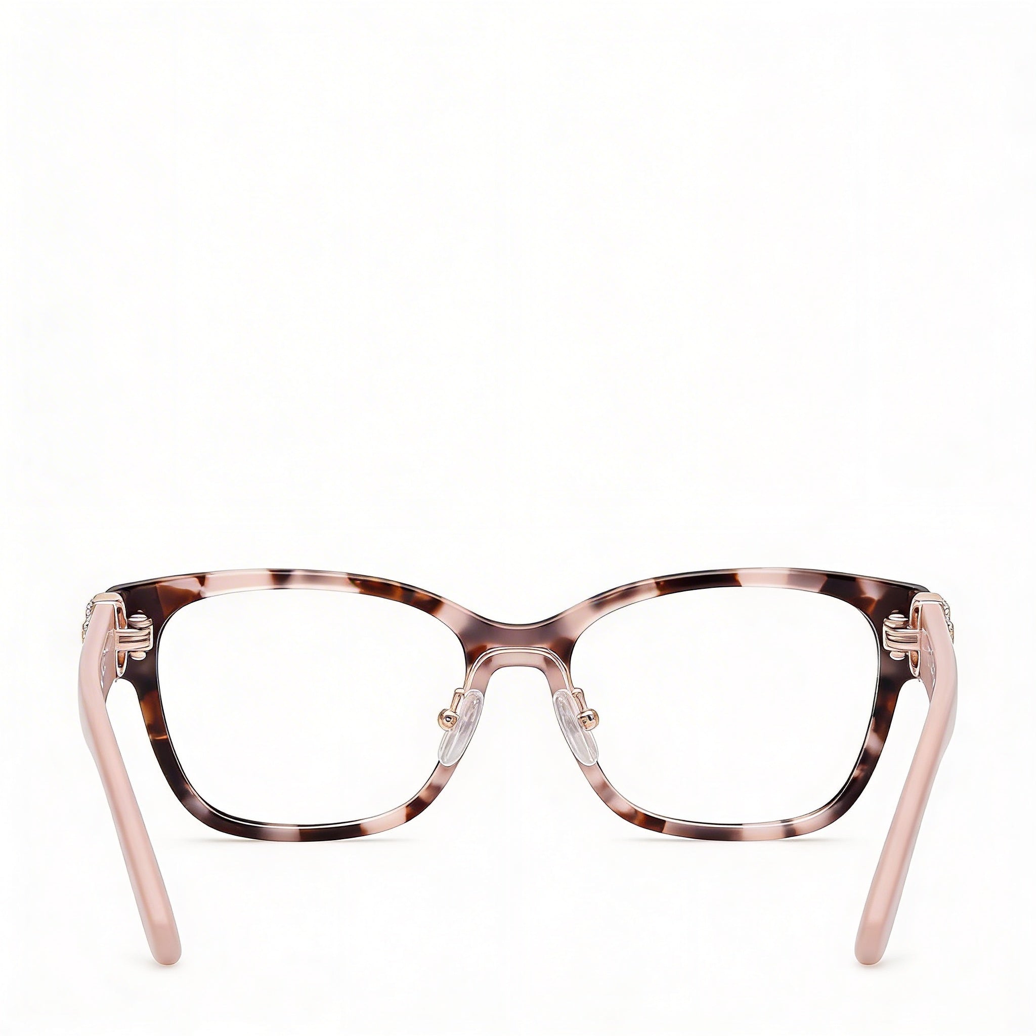 Guess Gu50120 Women's Coloured Havana Plastic Eyeglasses with Polycarbonate Lenses Size 50-16-140, Photo 4