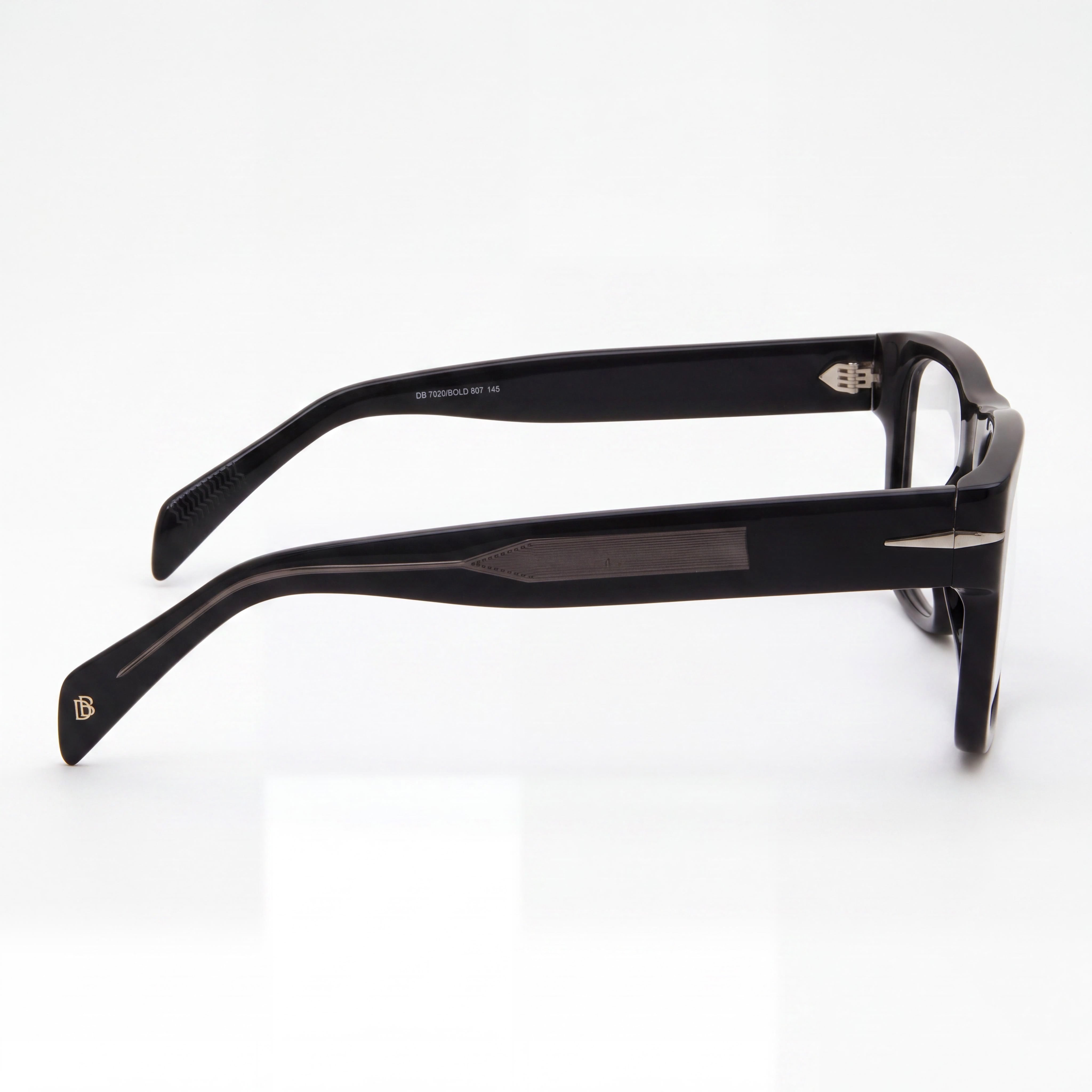 David Beckham Db 7020/Bold Men's Black Plastic Sunglasses 51mm, Photo 2