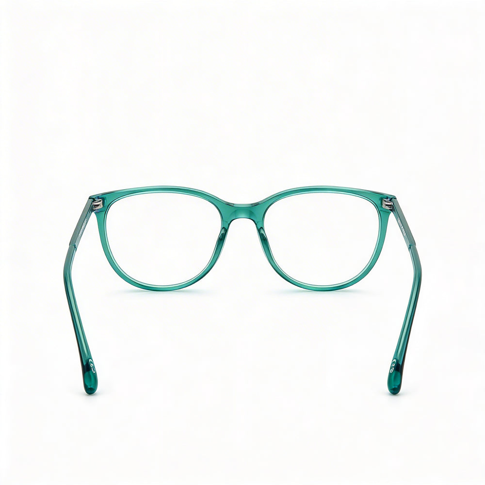Gafas de Sol Unisex Modernas Isabel Marant con Montura de Acetato Verde Azulado y Lentes de Policarbonato Verde Azulado no Polarizadas, 51mm de Ancho de Lente