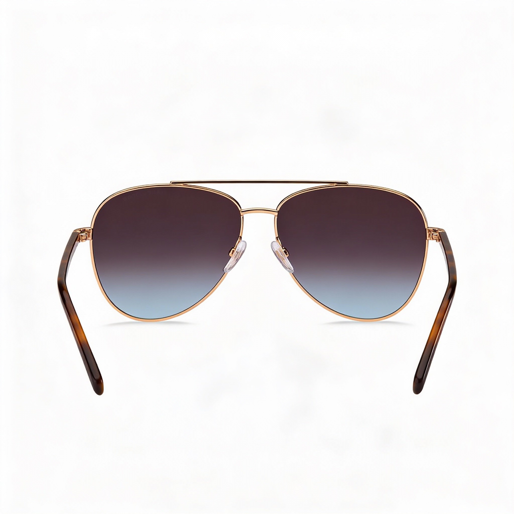 Marc Jacobs Casual Women's Gold Havana Metal Sunglasses with Brown Teal Non-Polarized Lenses 60mm, Photo 3