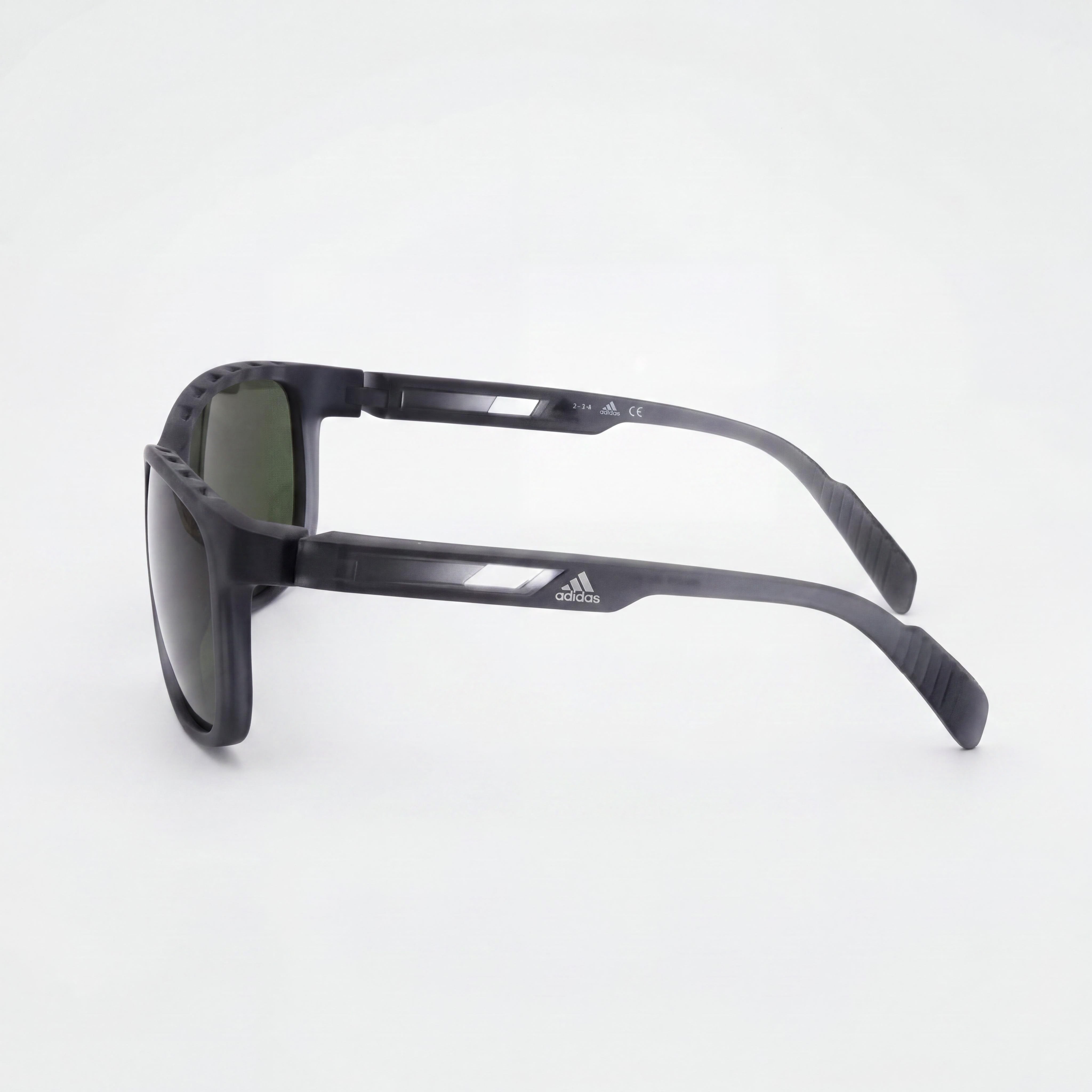 Gafas de sol Adidas Classic para hombre, montura de plástico gris y verde, lente verde 62mm, Photo 3