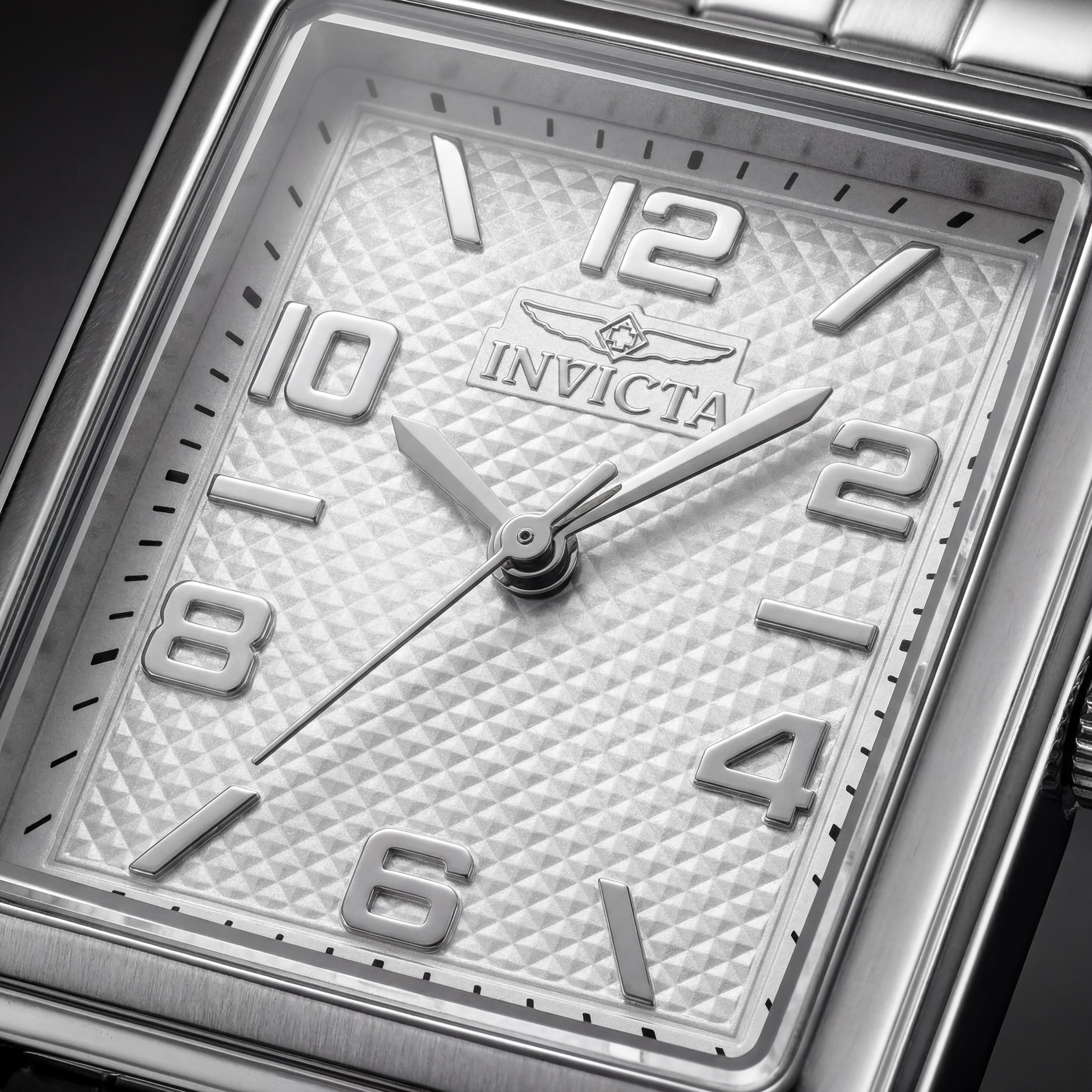 Reloj Invicta Fashion para mujer, cuarzo, de acero inoxidable tono plateado, números arábigos, 24.5 mm, Photo 2