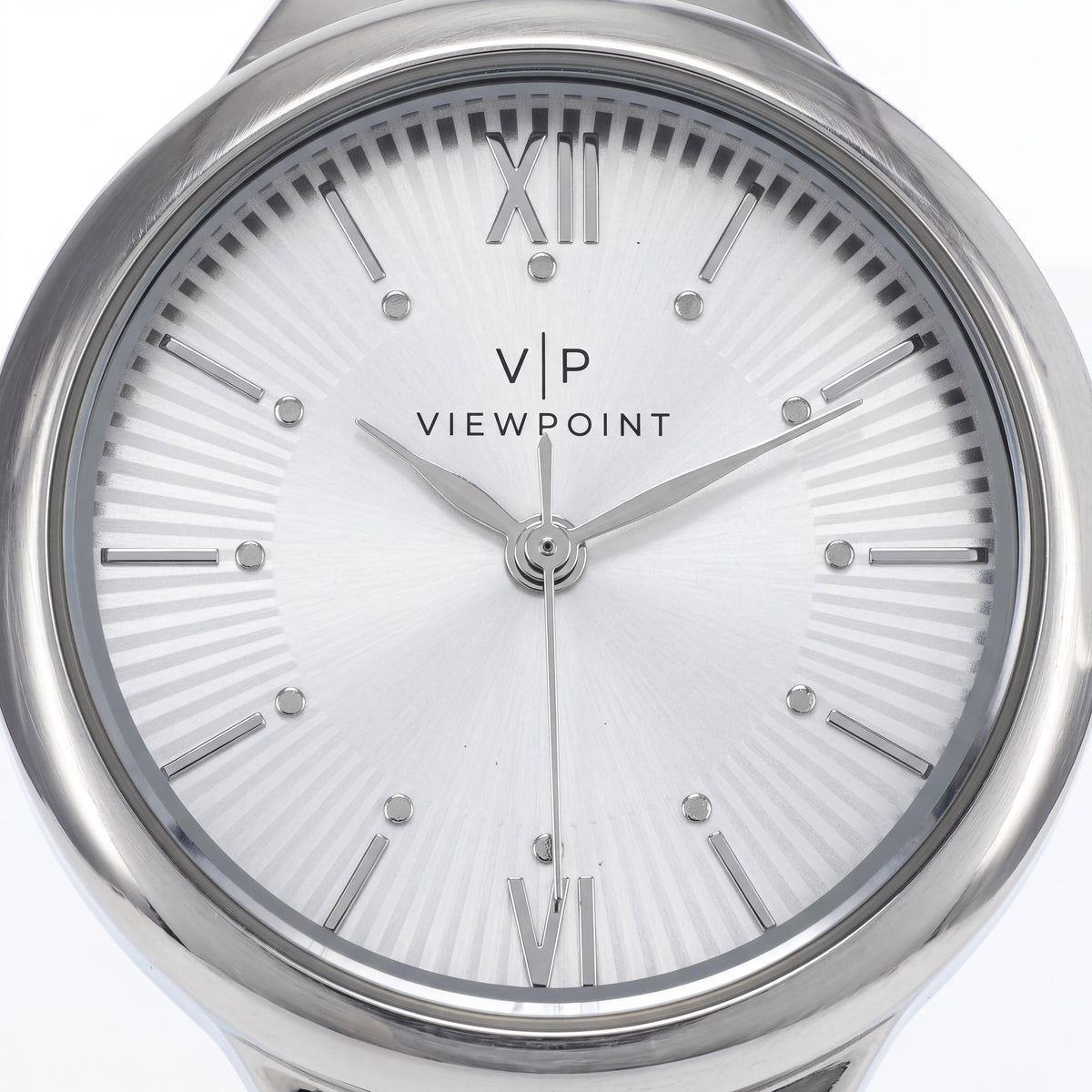 Timex Viewpoint CC3D79500TG Women's Silver-Tone Faux-Leather Band Quartz Analog Water Resistant Watch, Photo 2