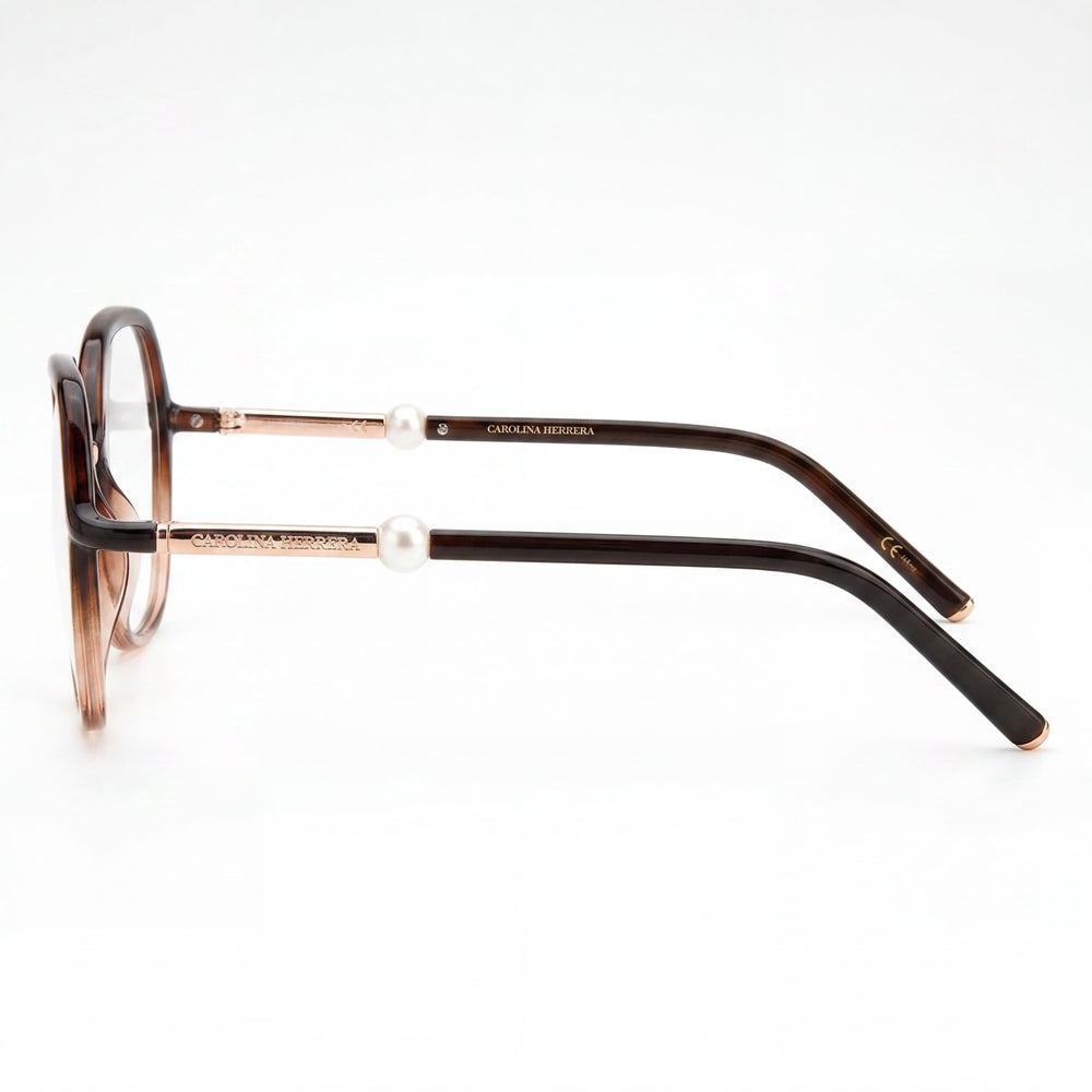 CAROLINA HERRERA Her 0080 Women's Brown Nude Polyamide Frame UV Protected Non- Polycarbonate Lenses 53mm
