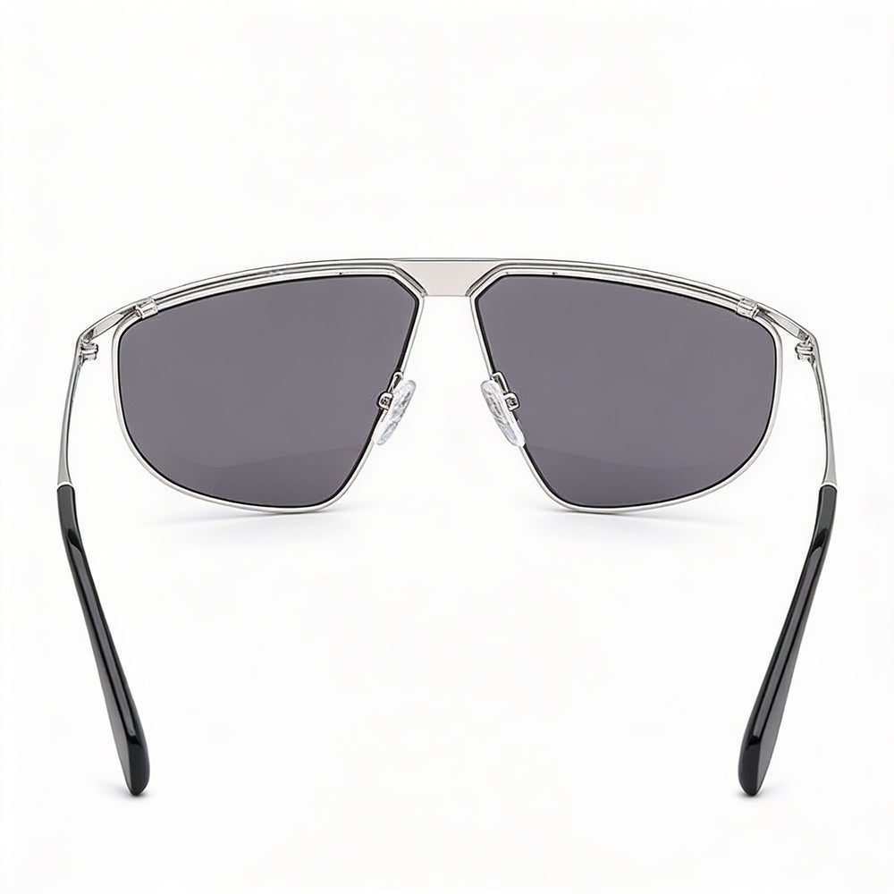 Gafas de sol de piloto de metal gris paladio Contemporaneo de hombre Adidas Originals con lentes grises y protección UV de 62 mm