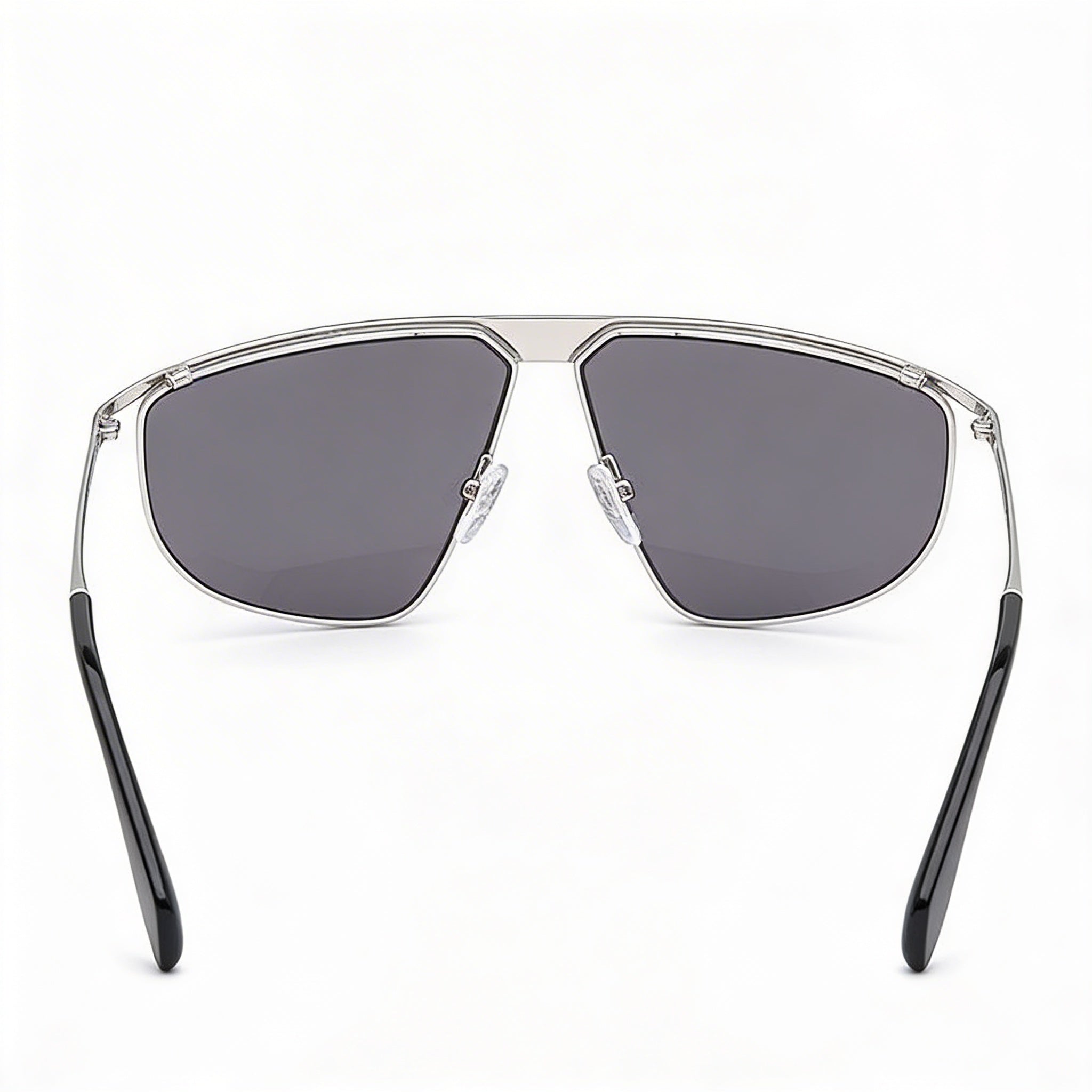 Gafas de sol de piloto de metal gris paladio Contemporaneo de hombre Adidas Originals con lentes grises y protección UV de 62 mm, Photo 3