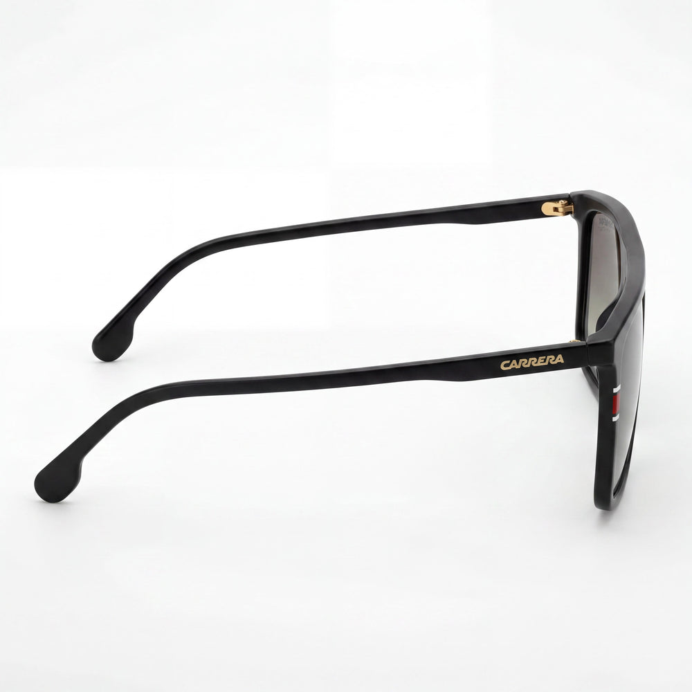 Carrera 172/N/S Unisex Black Brown Gradient Plastic Sunglasses with Brown Gradient Non-Polarized UV Lenses 58mm