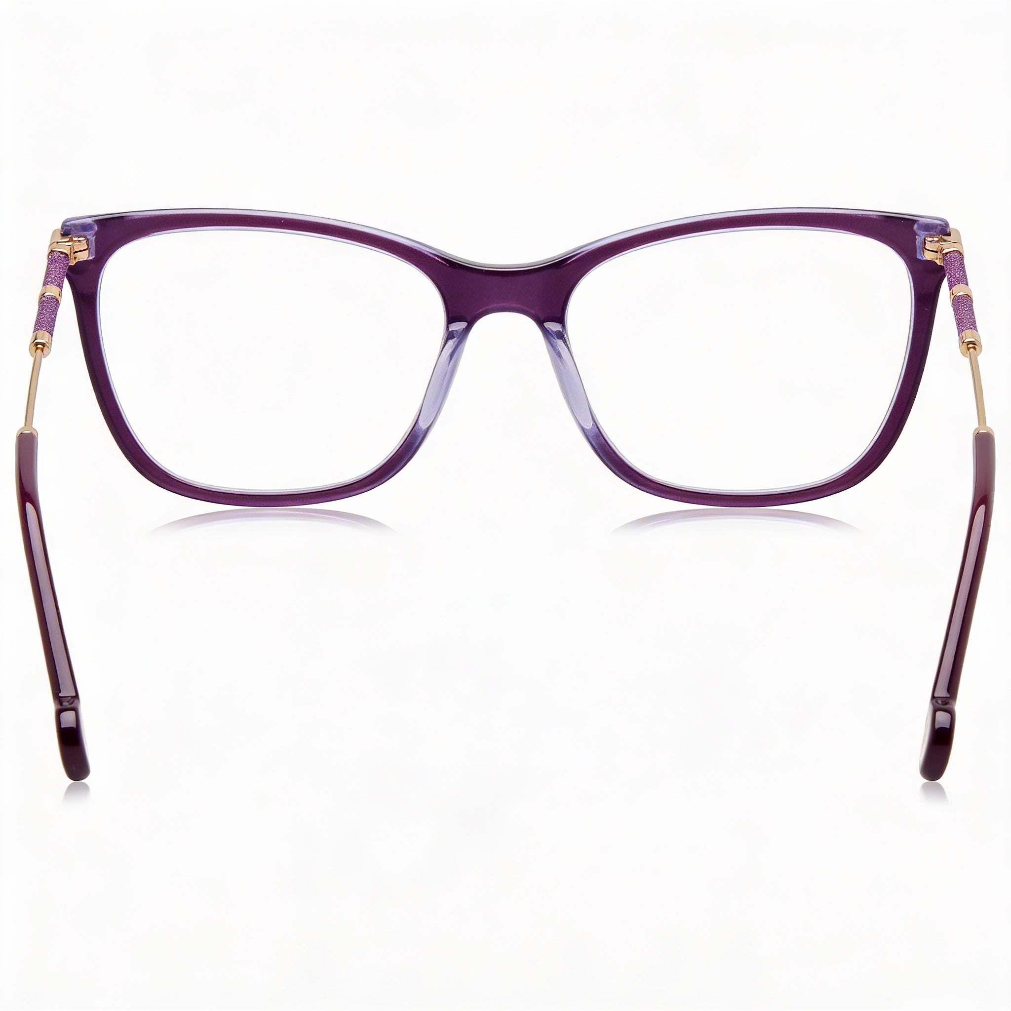 Carolina Herrera Her 0151 Unisex Acetato Violeta Purpurina 54mm, Photo 3