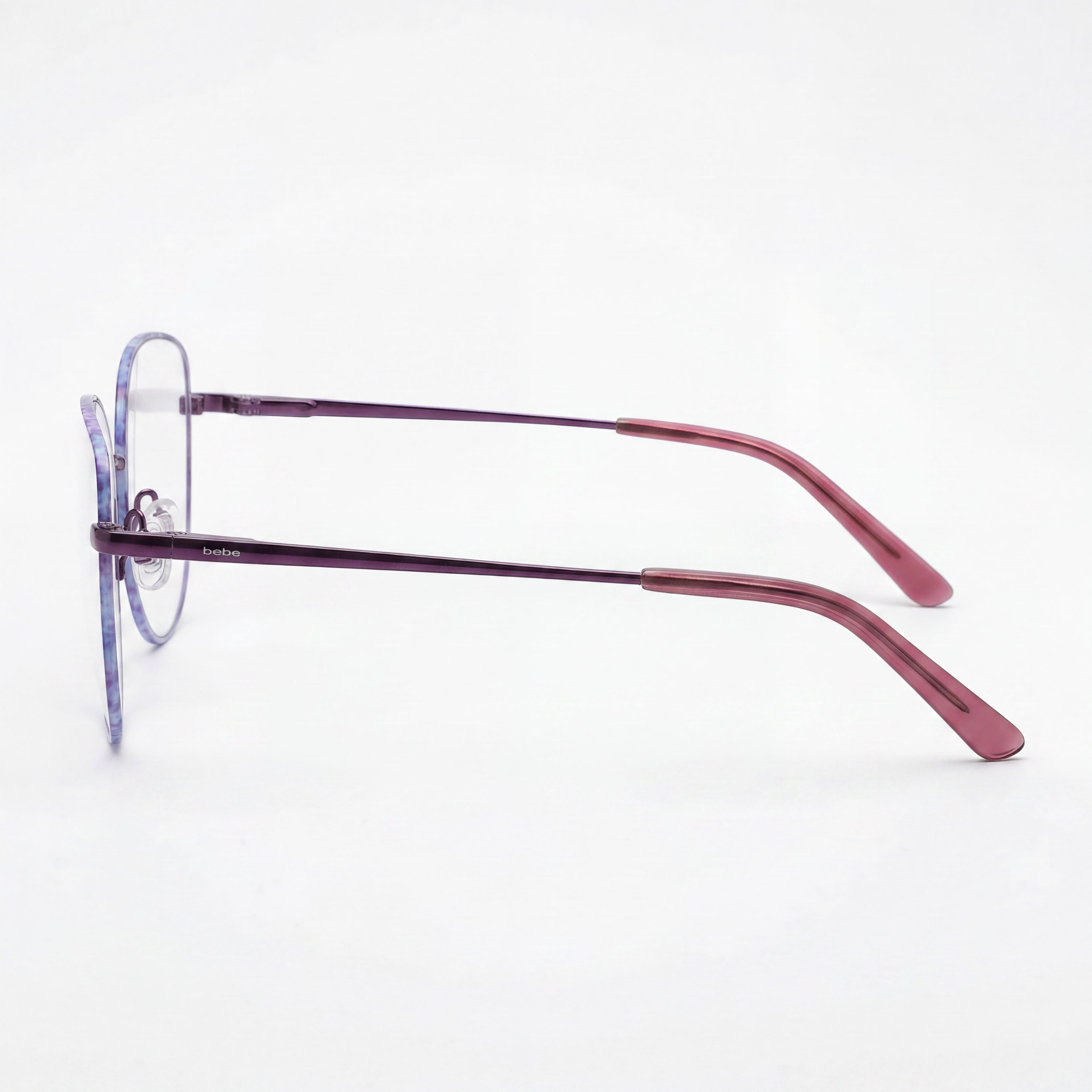 bebe Bb5207 Women's Plum Blossom Metal Clear Eyeglasses 53mm, Photo 2