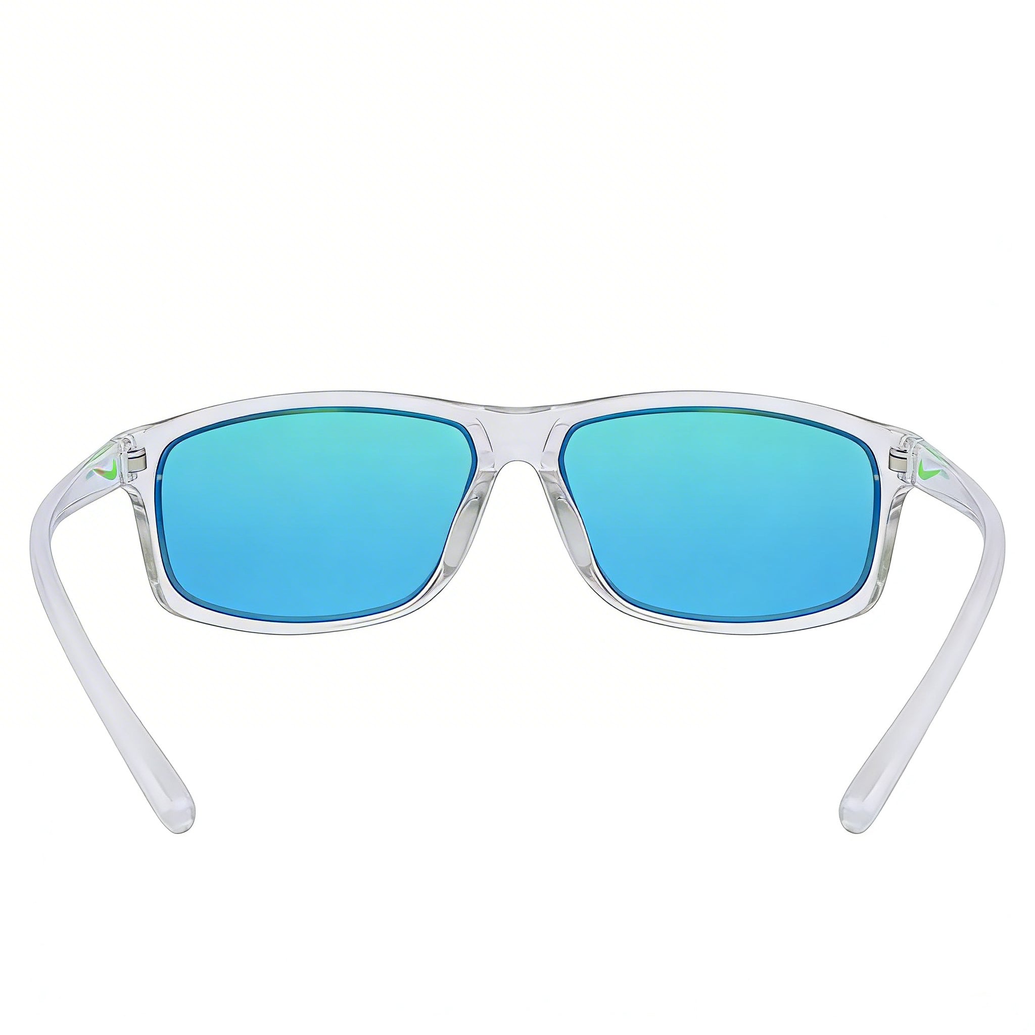 Nike Adrenaline M Men's Clear Grey Green Titanium Frame UV Protected Sunglasses with Polycarbonate Lenses 64mm, Photo 4