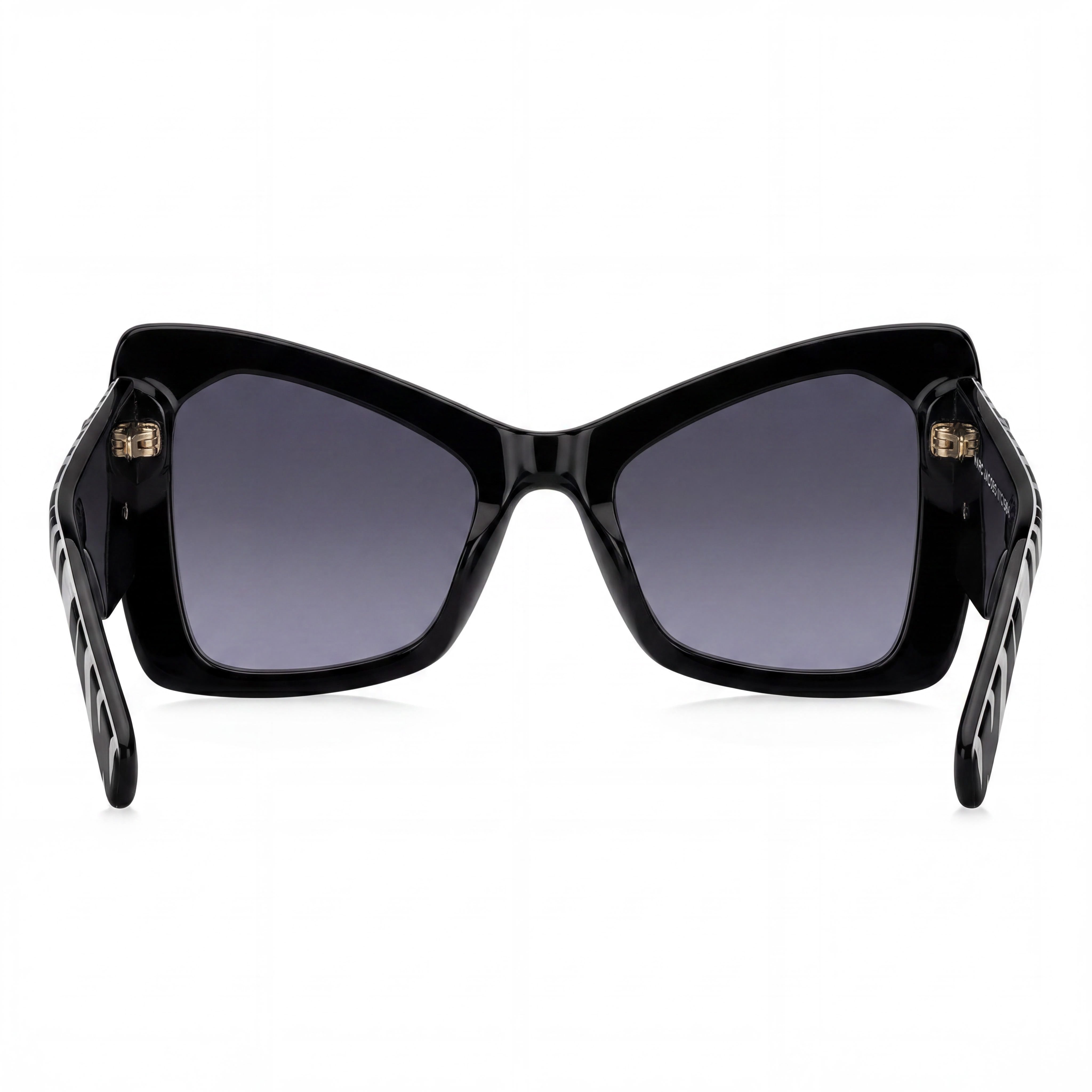 Marc Jacobs Classic Women's Black and White Pattern Plastic Frame Pattern Black White Lens Non-Polarized Sunglasses 52mm, Photo 4