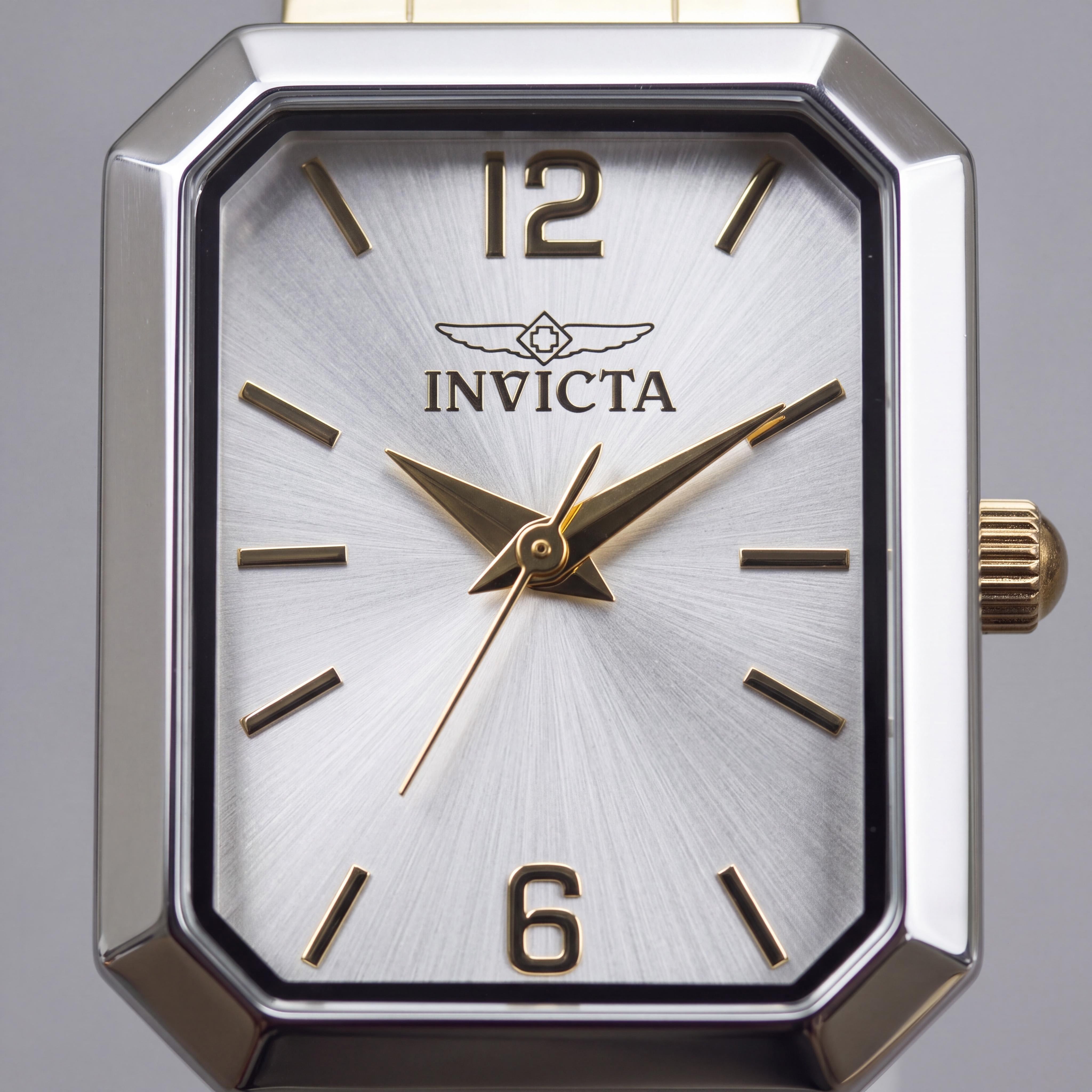 Invicta Women's Angel Collection 48150 Silver Stainless Steel Quartz Watch with Bezel Markings, Arabic Numerals, 21mm Case, Photo 2