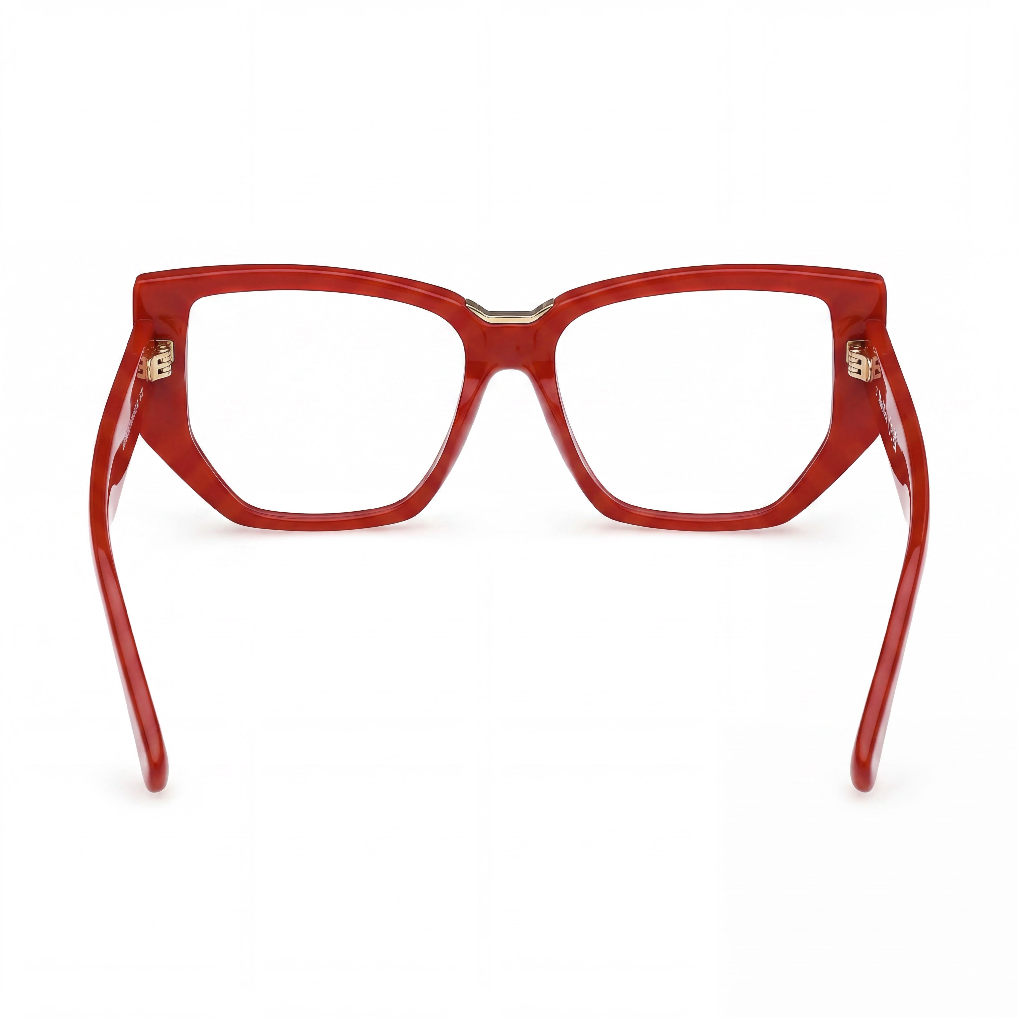 MaxMara Women's Mm5179-b Sunglasses, Shiny Light Red Blue Filter Plastic Frame, 54mm Lens Width, Photo 2