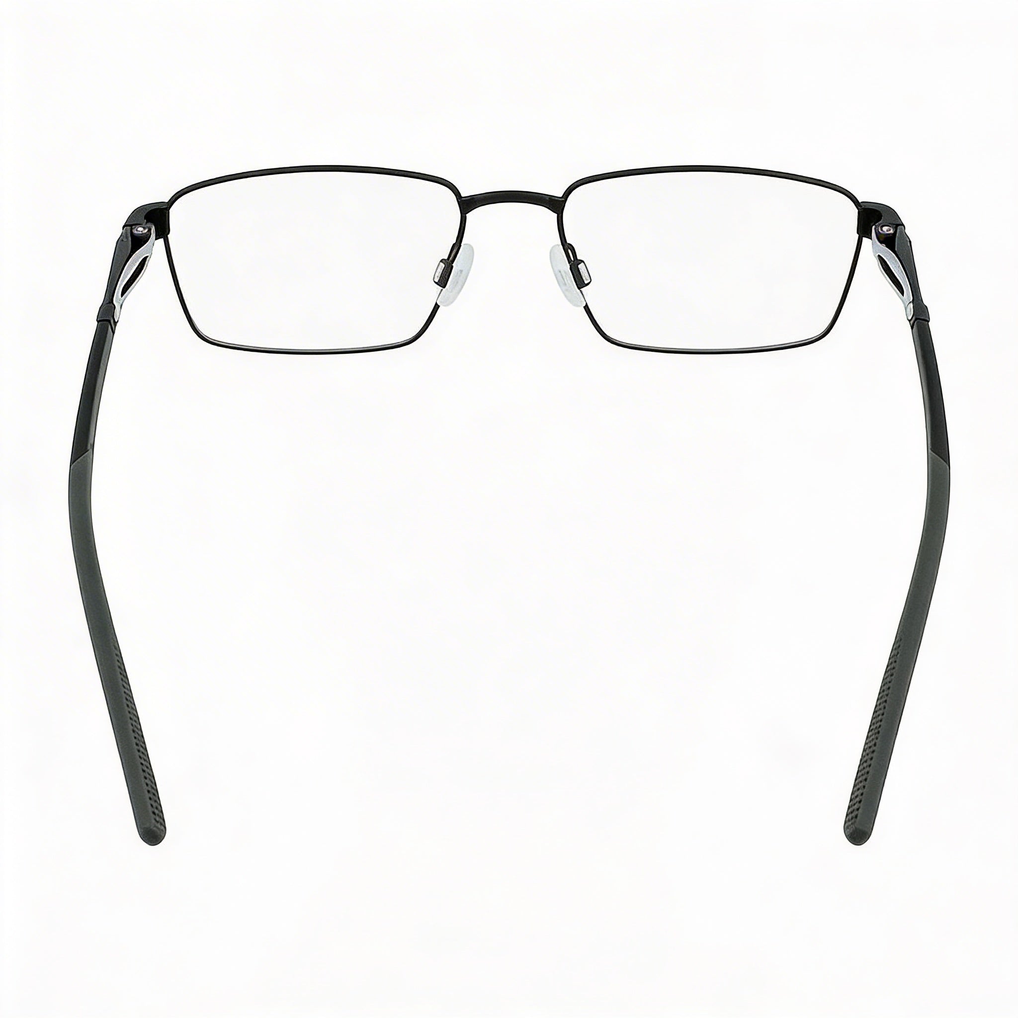Nike 8140 Unisex Metal Rectangle Prescription Ready UV Protection Eyeglasses 54mm Satin Black Anthracite, Photo 3
