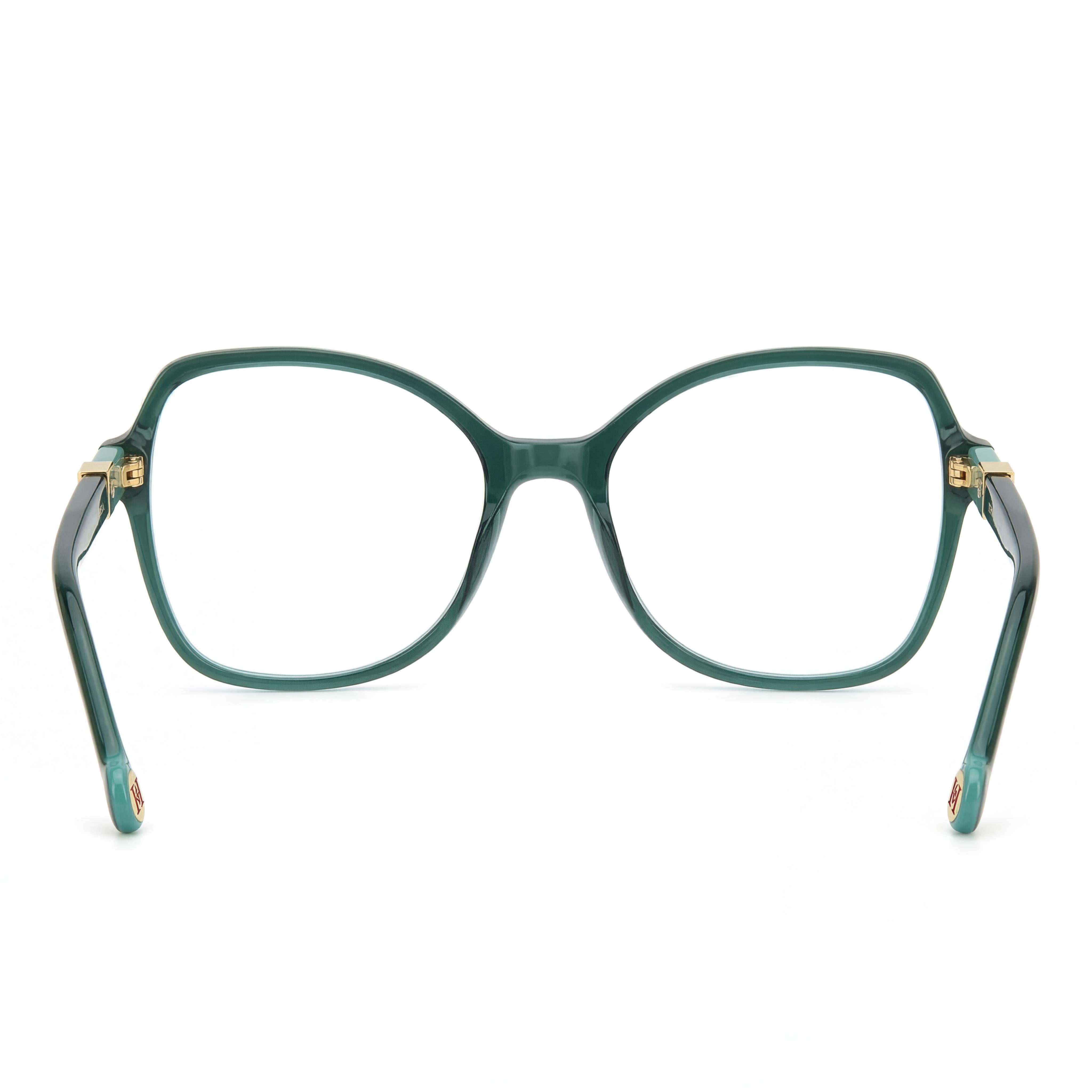 Carolina Herrera Modern Style Women's Eyewear, Green Frame and Green Lenses, 18mm Bridge, 145mm Temple Length, Photo 4