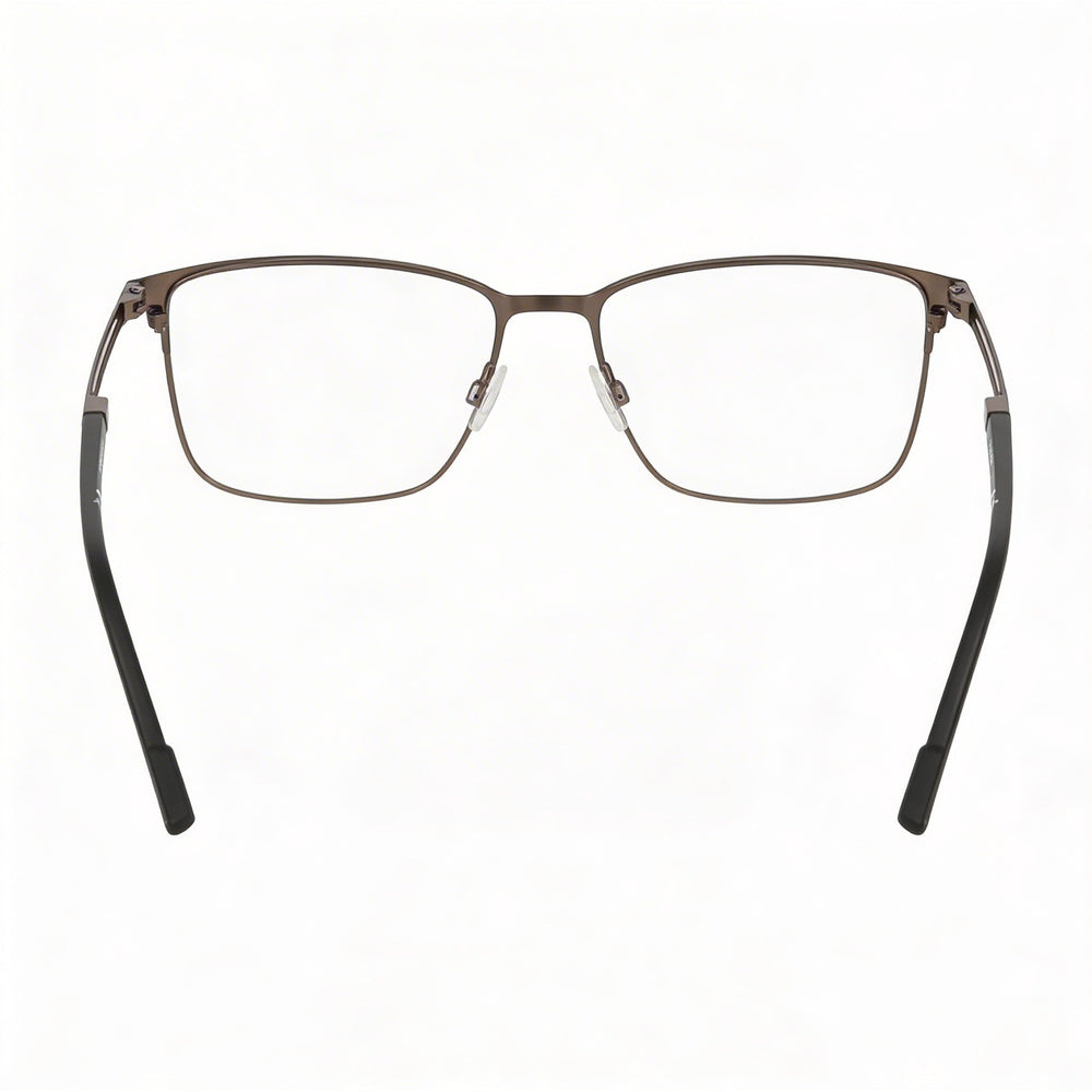 Flexon E1160 Men's Ophthalmic Eyeglasses Frames in Matte Black, 57mm Lens Width, 18mm Bridge, 150mm Temple Length