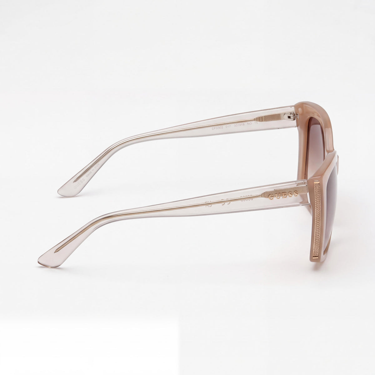 GUESS Gf6169 Women's Beige Gradient Brown Composite Frame Brown Non-Polarized UV Protection Sunglasses 140mm, Photo 2