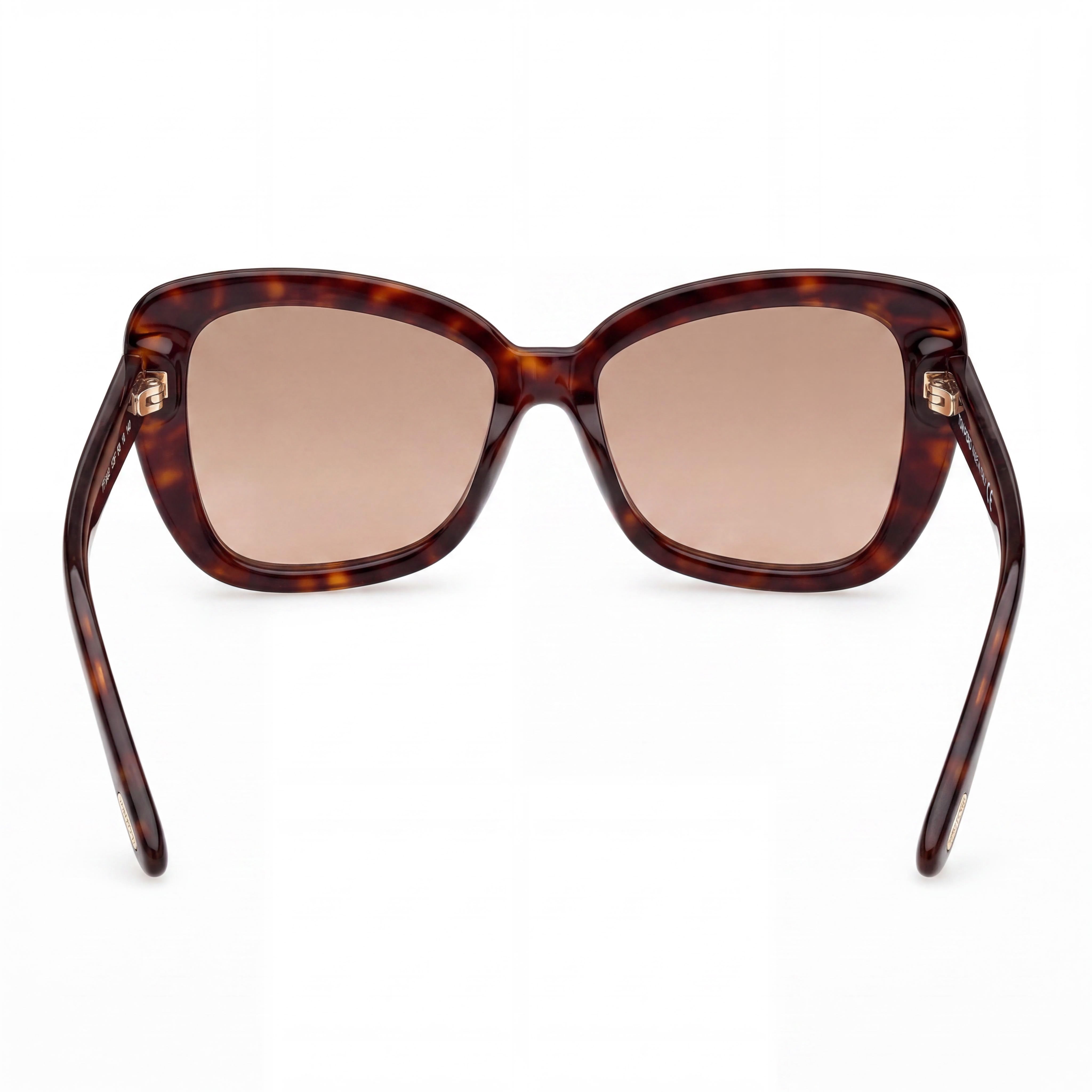 Tom Ford Ft1008 Maeve Gafas de sol de plástico unisex, Havana Oscuro Sombra Marrón Claro, Lentes Marrón Degradado, Protección UV 55mm, Photo 2