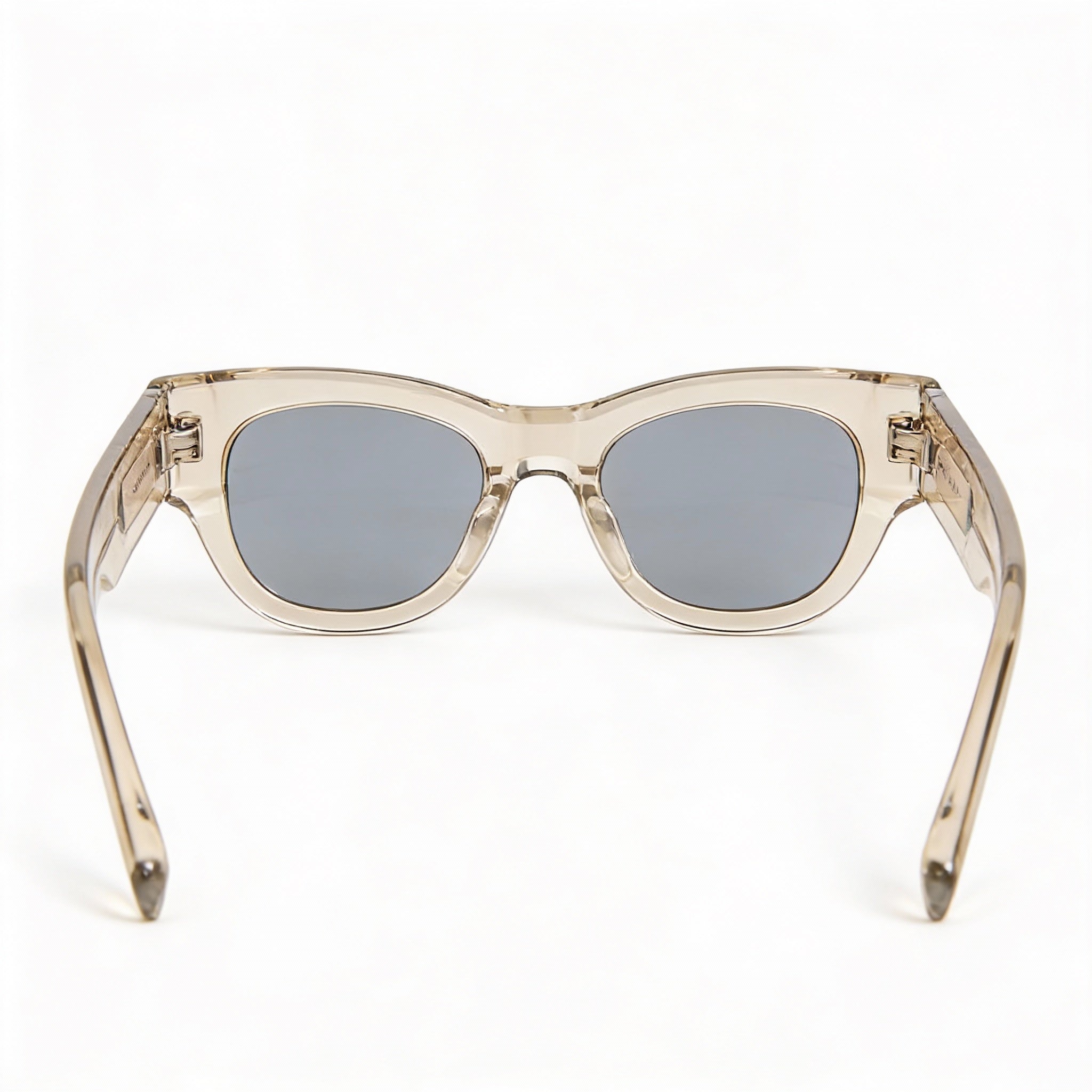 Yves Saint Laurent SL 573 Cat Eye Women's Beige Silver Plastic Frame UV Protection Sunglasses 49mm, Photo 3