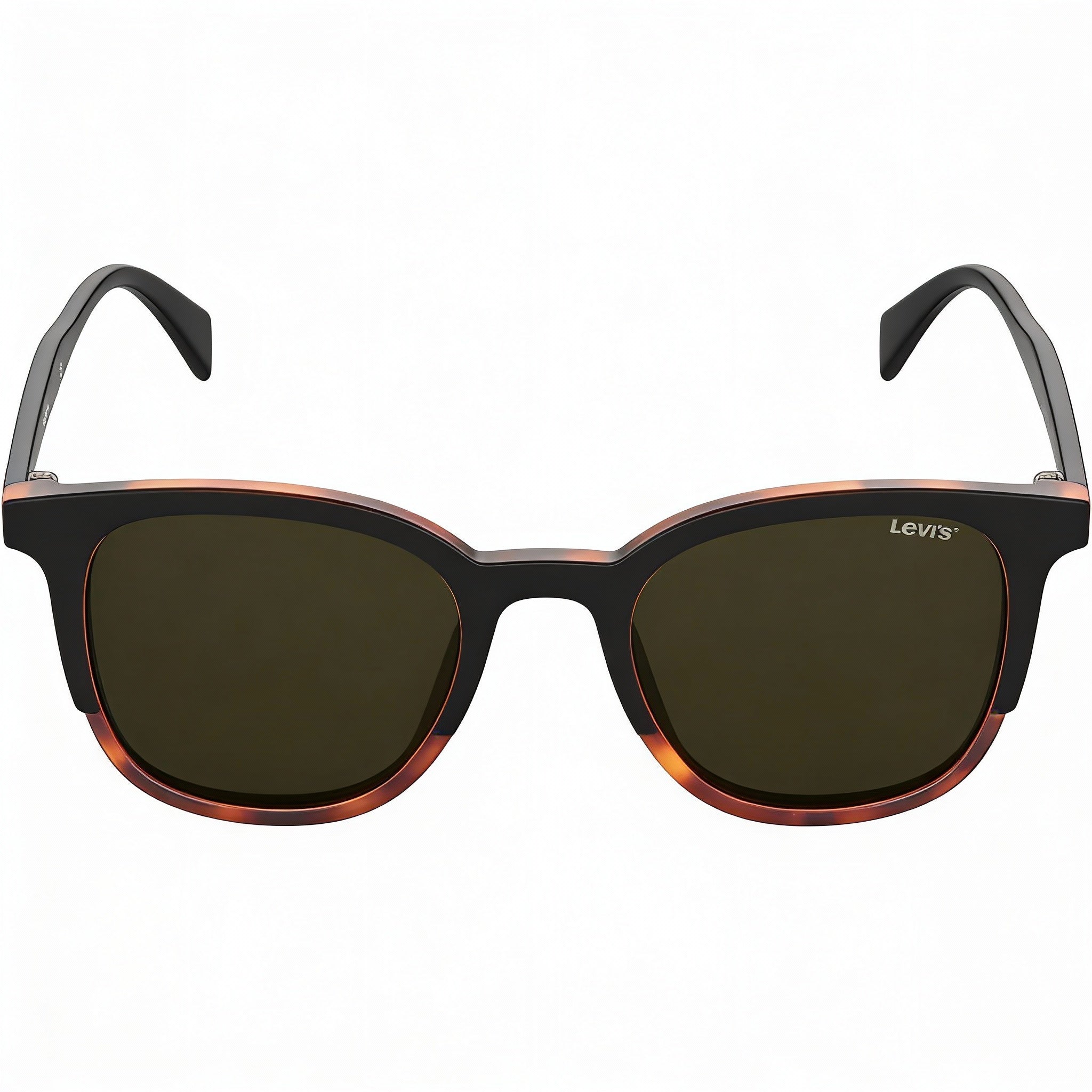 LEVI'S Modern Men's Black Havana Eco Polyamide UV Protection Sunglasses 52-20-145, Photo 4