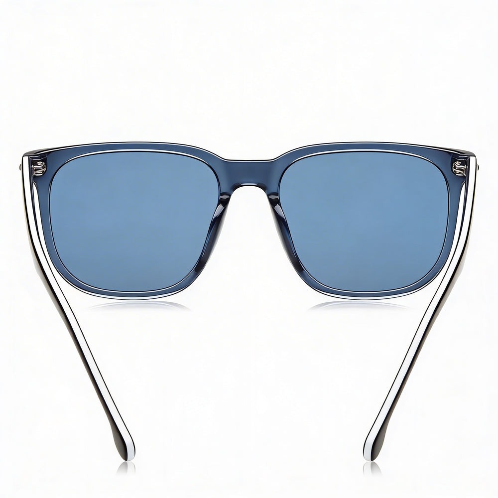 Carrera Modern Women's Blue Polyamide Frame Polarized Blue Sky Mirror Lenses 100% UV Protection Sunglasses 54mm