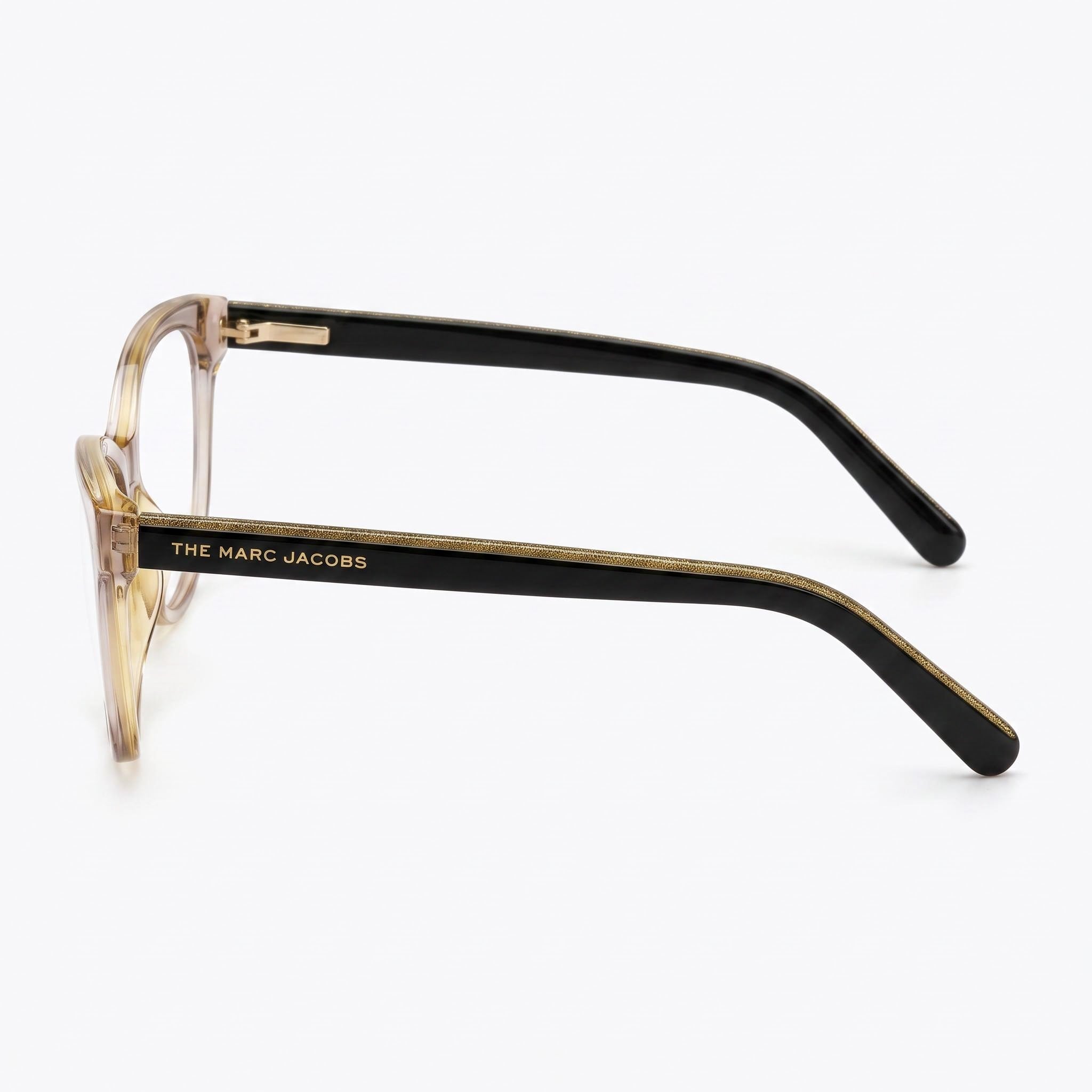 Gafas graduadas Marc Jacobs Marc 463 para mujer, de acetato marrón, con montura de ojo de gato y lentes transparentes de demostración de 53 mm, Photo 3