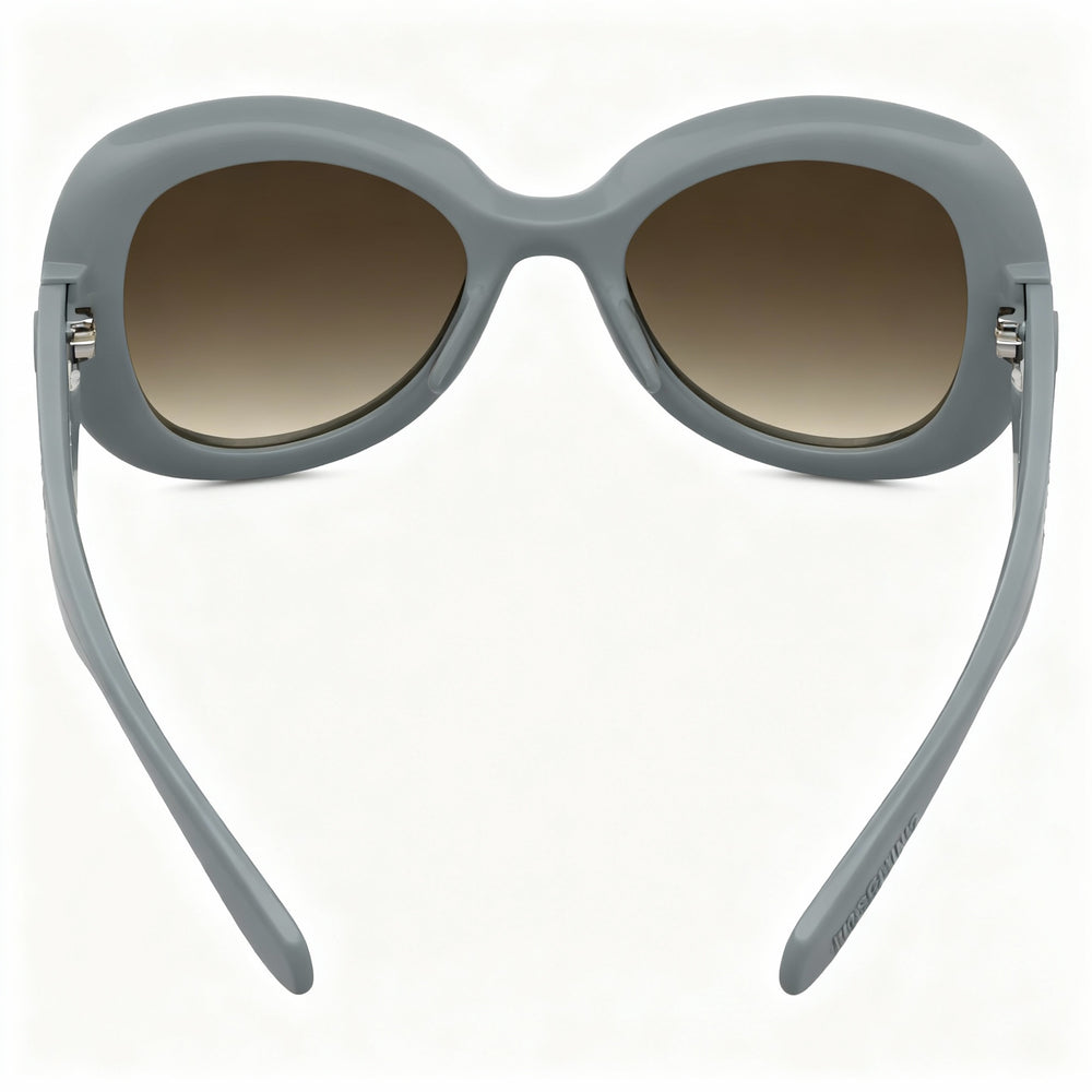 Gafas de sol Moschino MOS162/S para mujer, estilo casual, de propionato de celulosa, sin polarizar, con montura negra y lentes en gris oscuro, 54-22-140