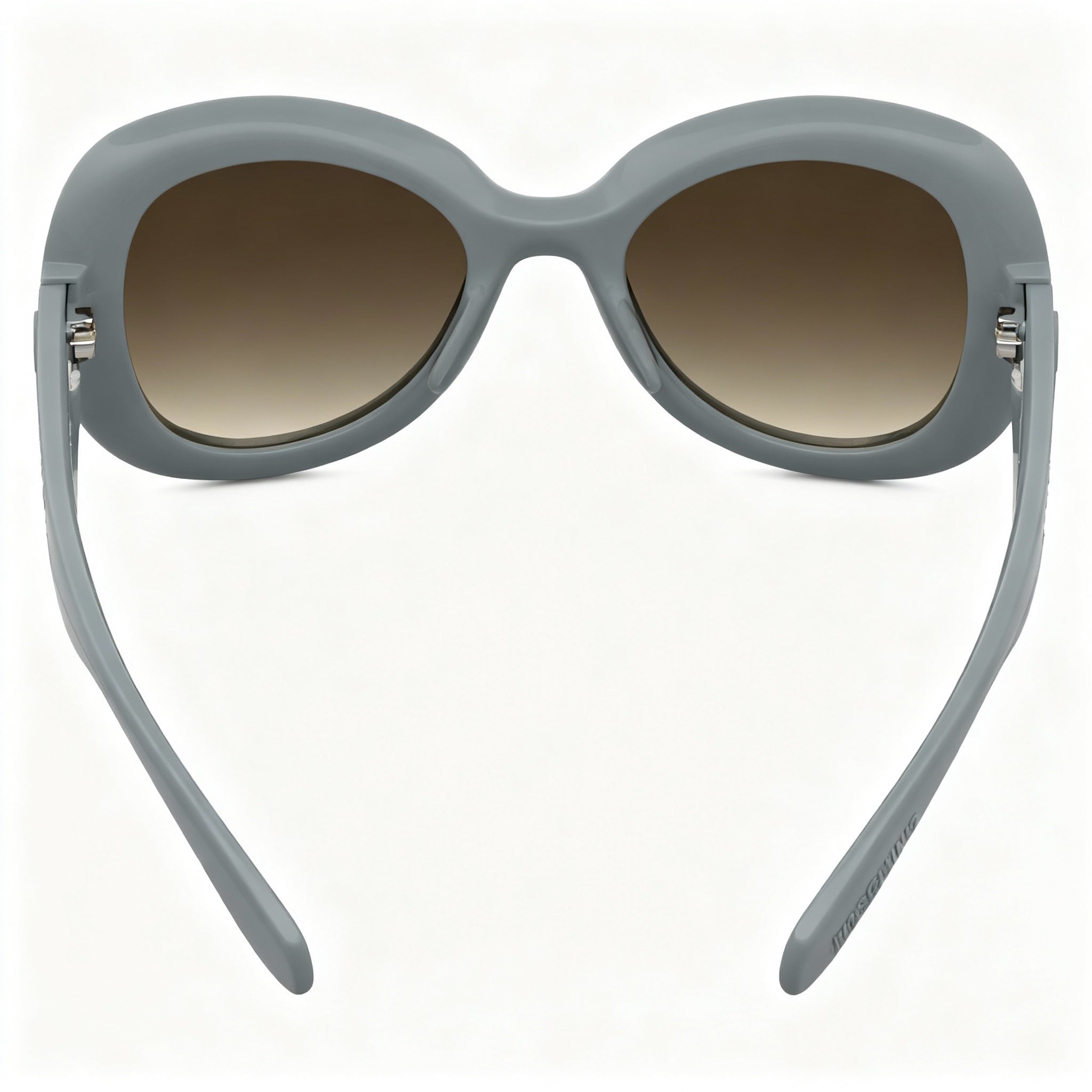 Moschino MOS162/S Women's Casual Cellulose Propionate Non-Polarized Sunglasses, Black Frame, Dark Grey Shaded Lens 54-22-140, Photo 3