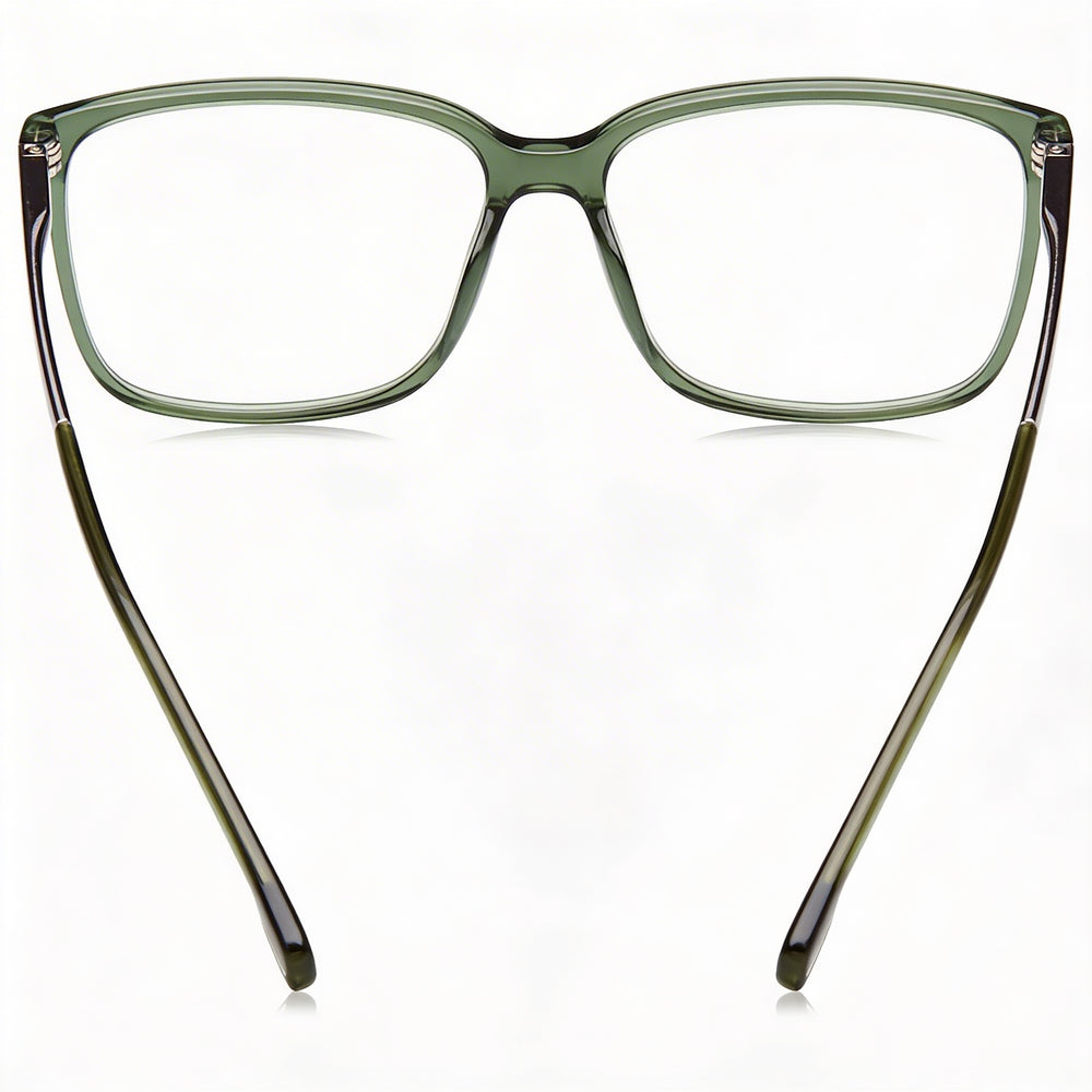 Gafas unisex Hugo Boss 1185/It con montura de plástico verde y lentes de policarbonato de 56 mm