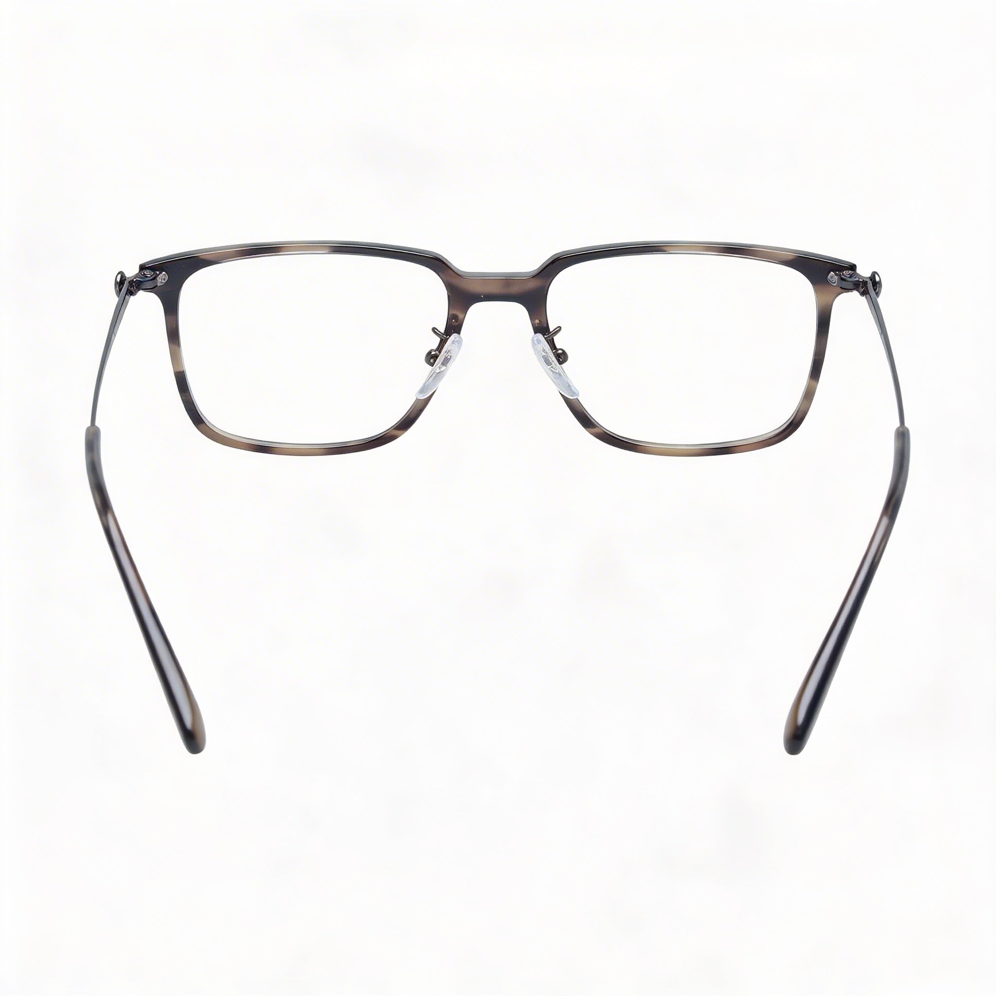 BMW Casual Gray Plastic Full-Rim Frame Eyeglasses for Men with Transparent Plastic Lenses 54mm, Photo 3