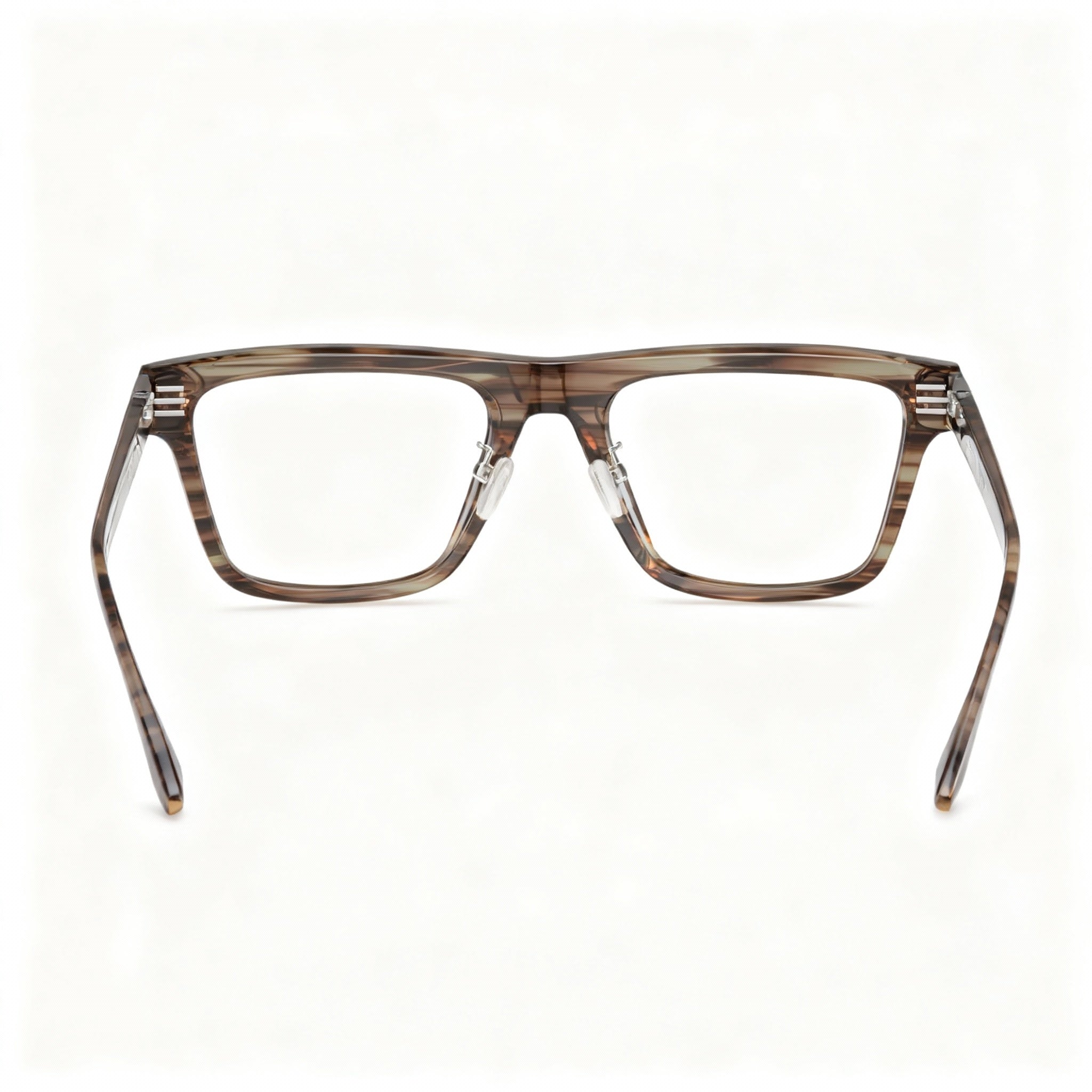 BURBERRY Be 2387 Women's Designer Full-Rim Acetate Eyeglass Frame, Striped Green (55-18-150), Photo 4