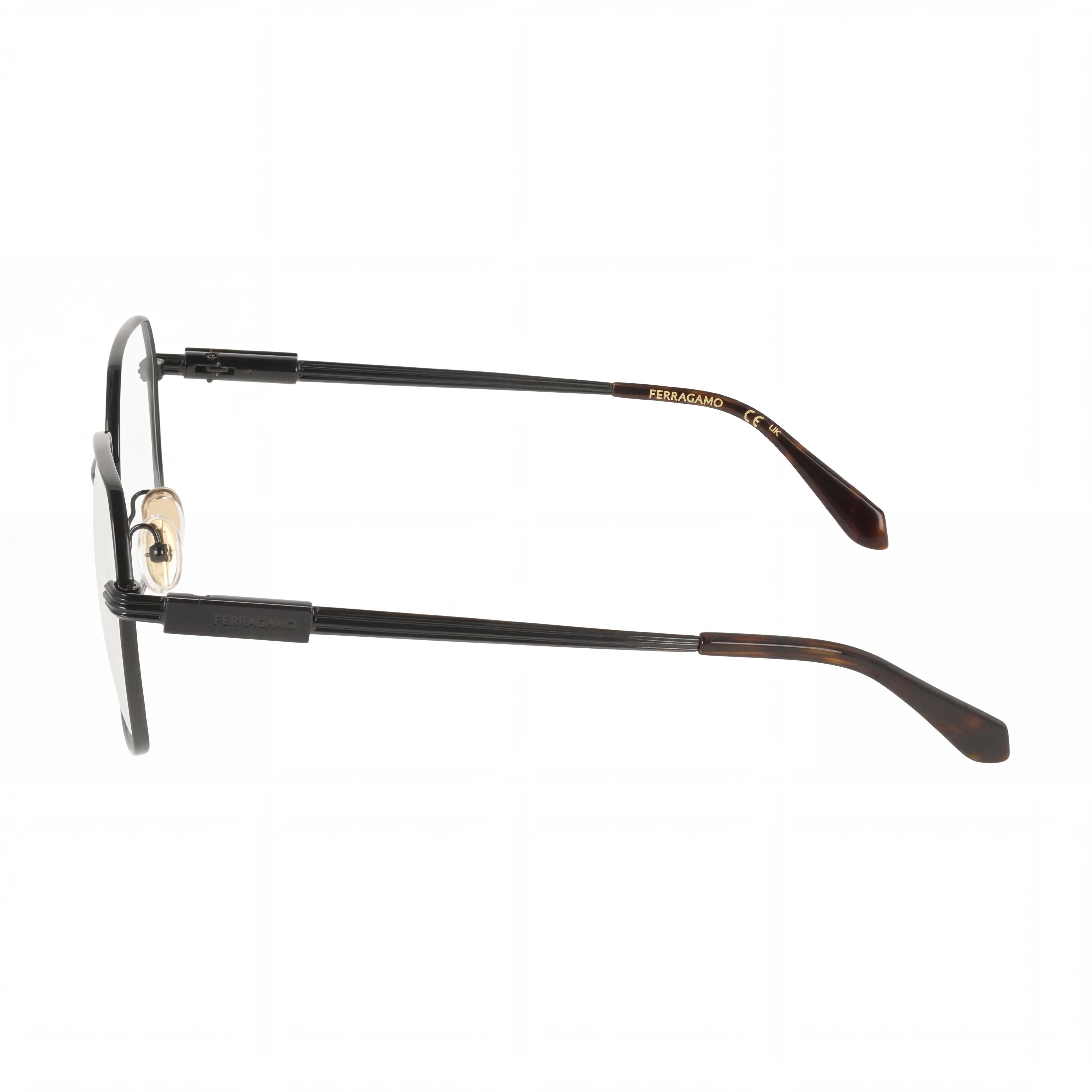 Gafas Ópticas Ferragamo Sf2239 de Acetato Negro para Mujer, Ancho de Lente 55mm, Puente 17mm, Longitud de Patilla 140mm, Photo 2