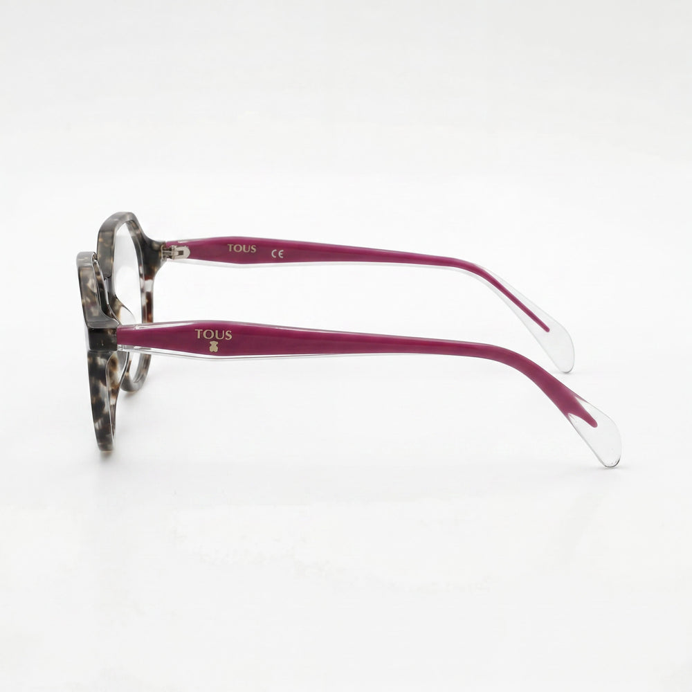 Gafas de sol Tous redondas marrones y rojas para mujer, acetato de 51mm