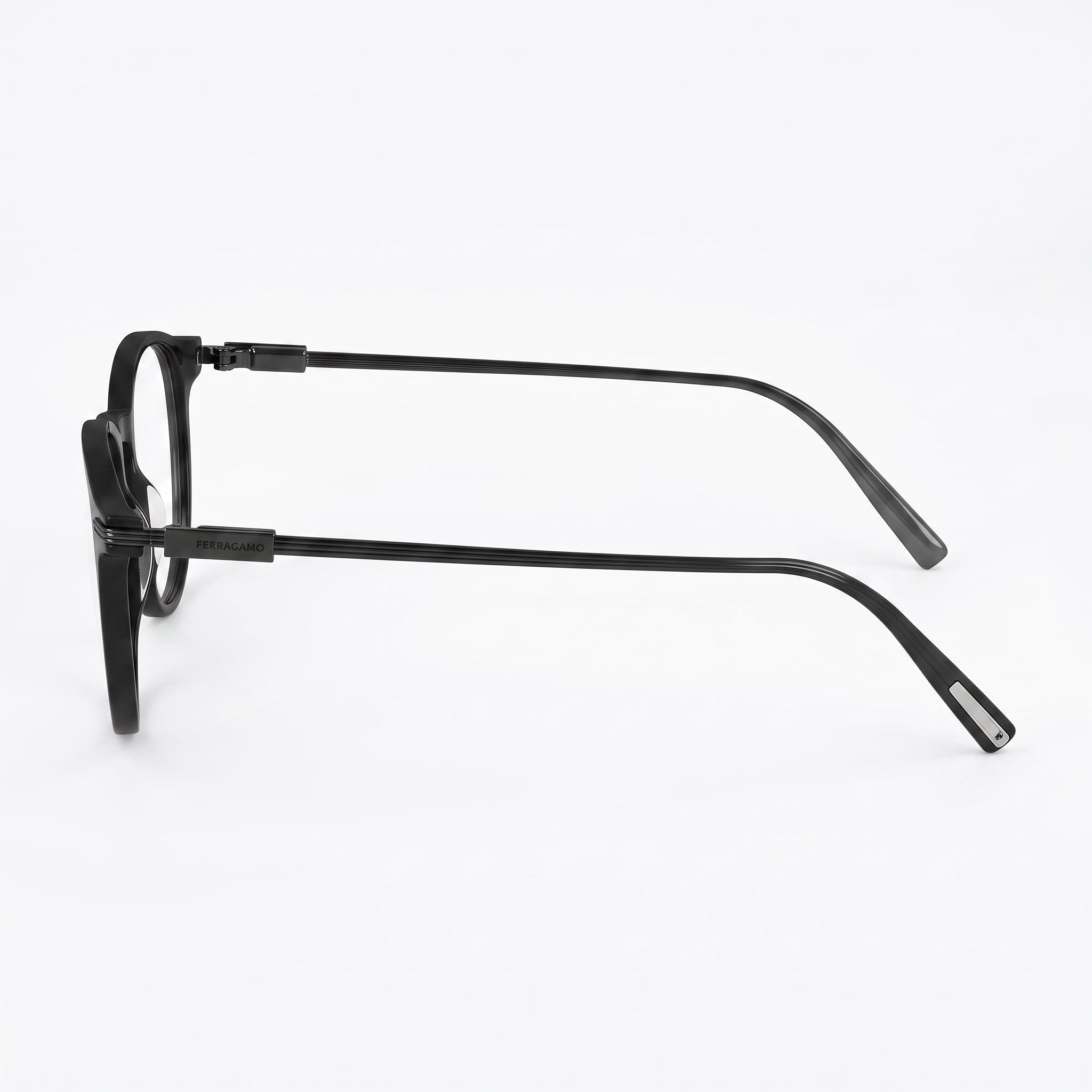 Gafas Salvatore Ferragamo Sf2976 para hombre, montura inyectada multicolor con lentes transparentes de 51 mm, Photo 2
