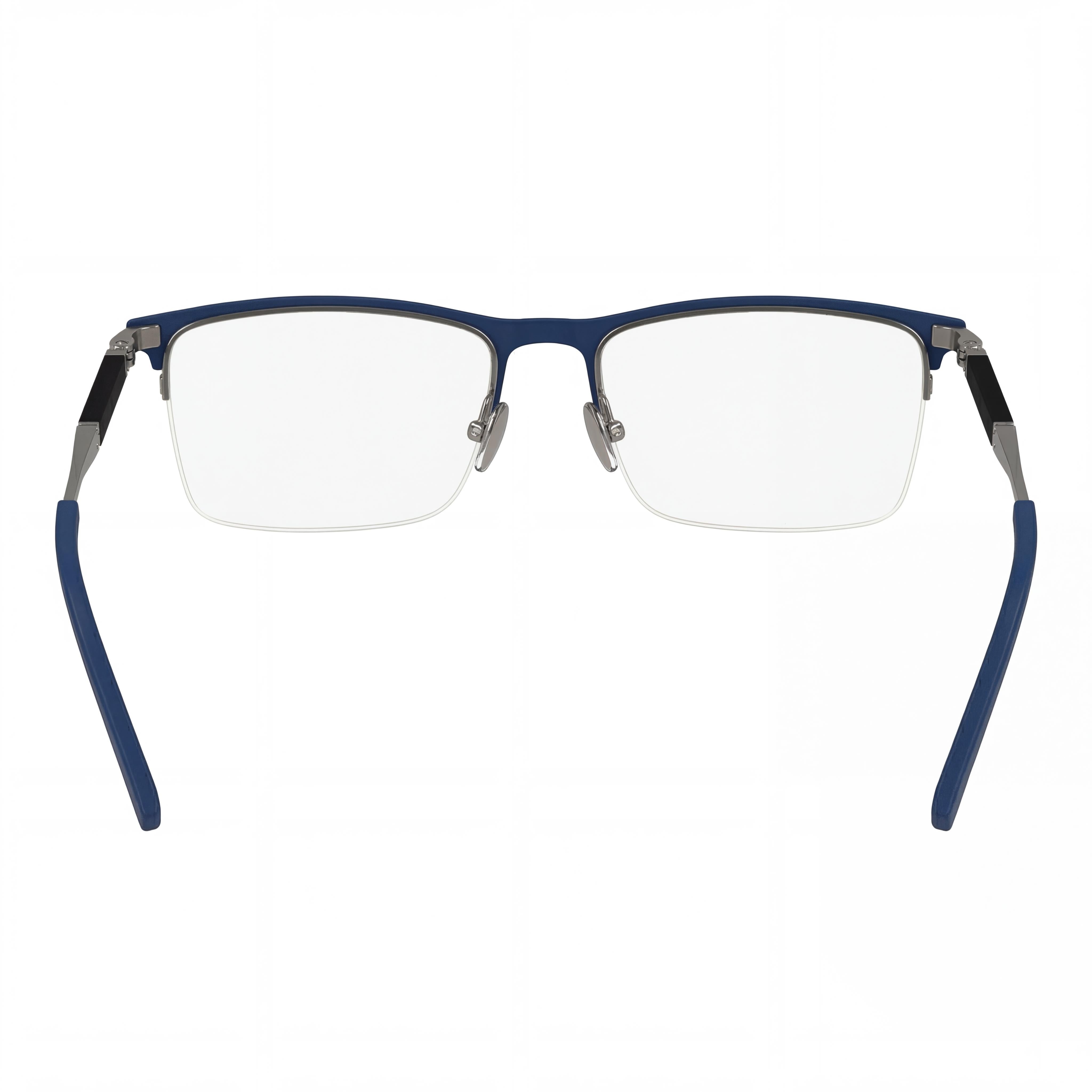 Gafas Ferragamo Sf2586 para hombre, montura de titanio rutenio azul claro 55 mm, Photo 4